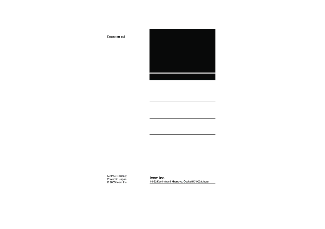 Socket Mobile IC-4088A instruction manual 6274D-1US- w 