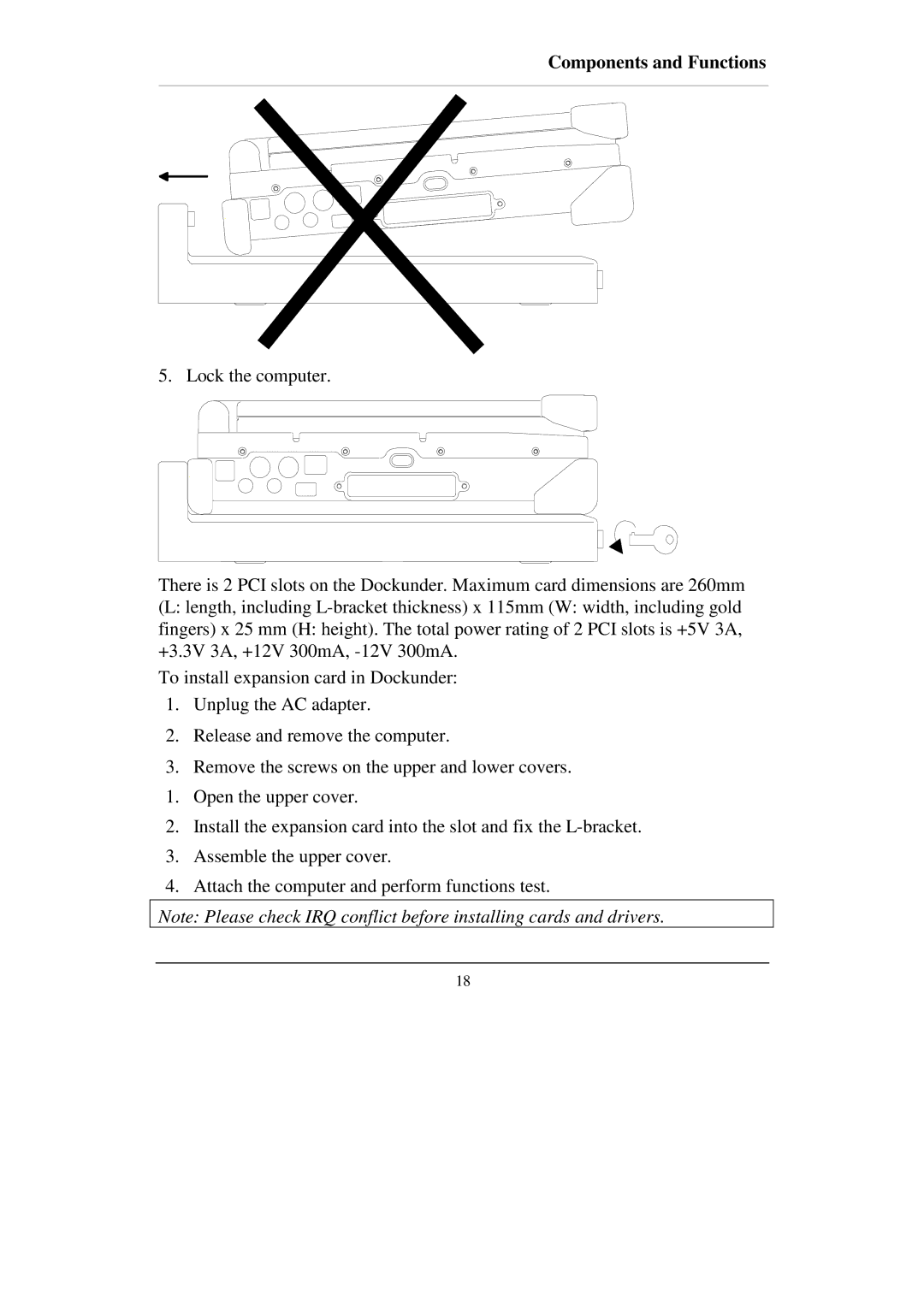 Socket Mobile RT786 RT786EX manual Components and Functions 