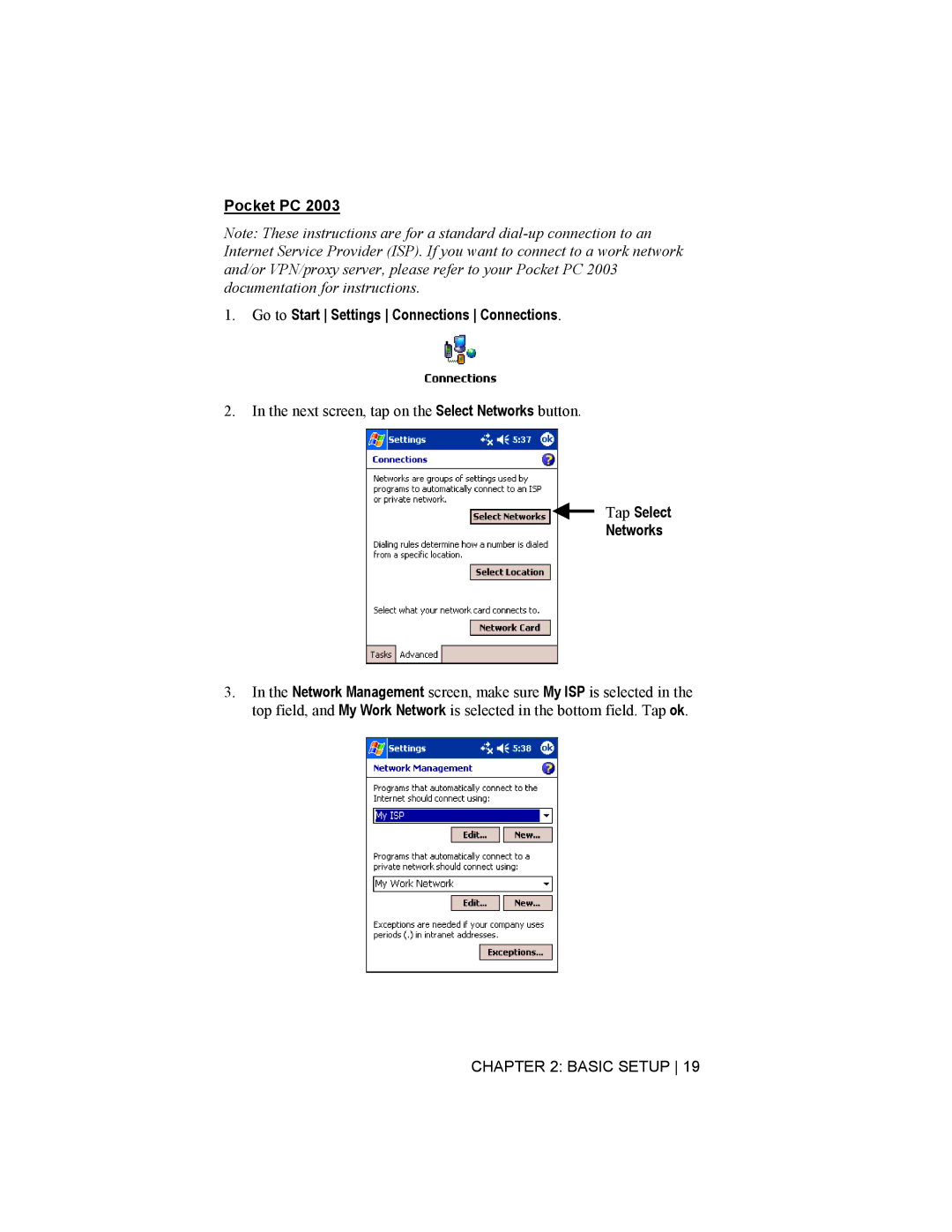 Socket Mobile CompactFlash/SDIO Connection Kit with Bluetooth Wireless Technology manual Tap Select Networks 