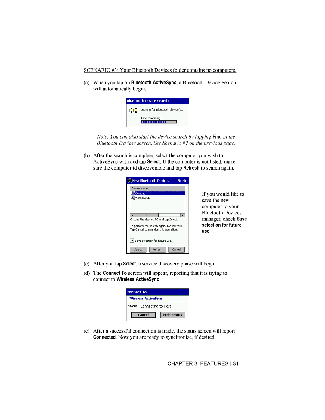 Socket Mobile CompactFlash/SDIO Connection Kit with Bluetooth Wireless Technology manual Features 