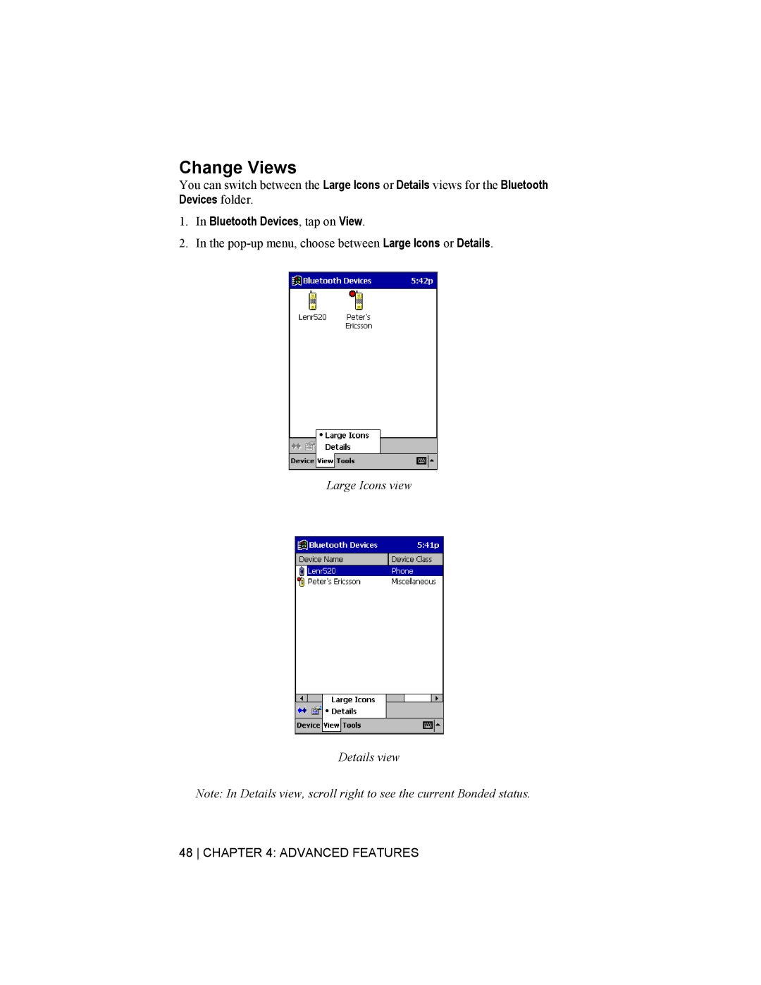 Socket Mobile CompactFlash/SDIO Connection Kit with Bluetooth Wireless Technology manual Change Views 