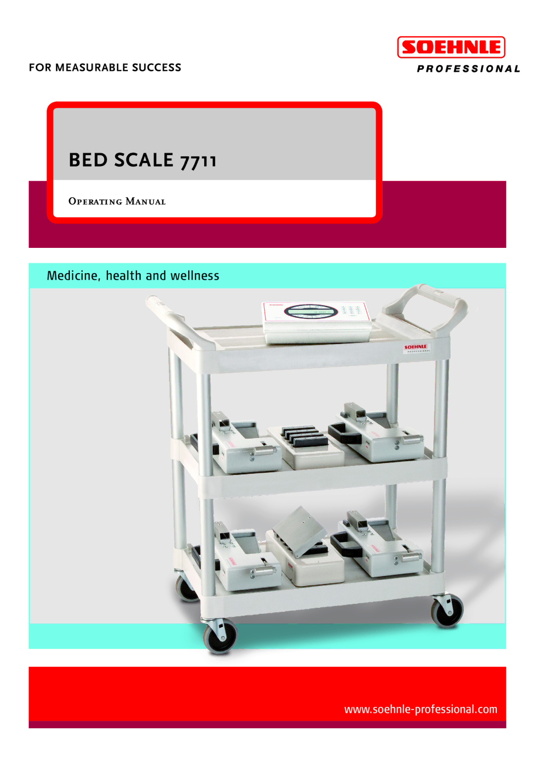 Soehnle 7711 manual BED Scale 