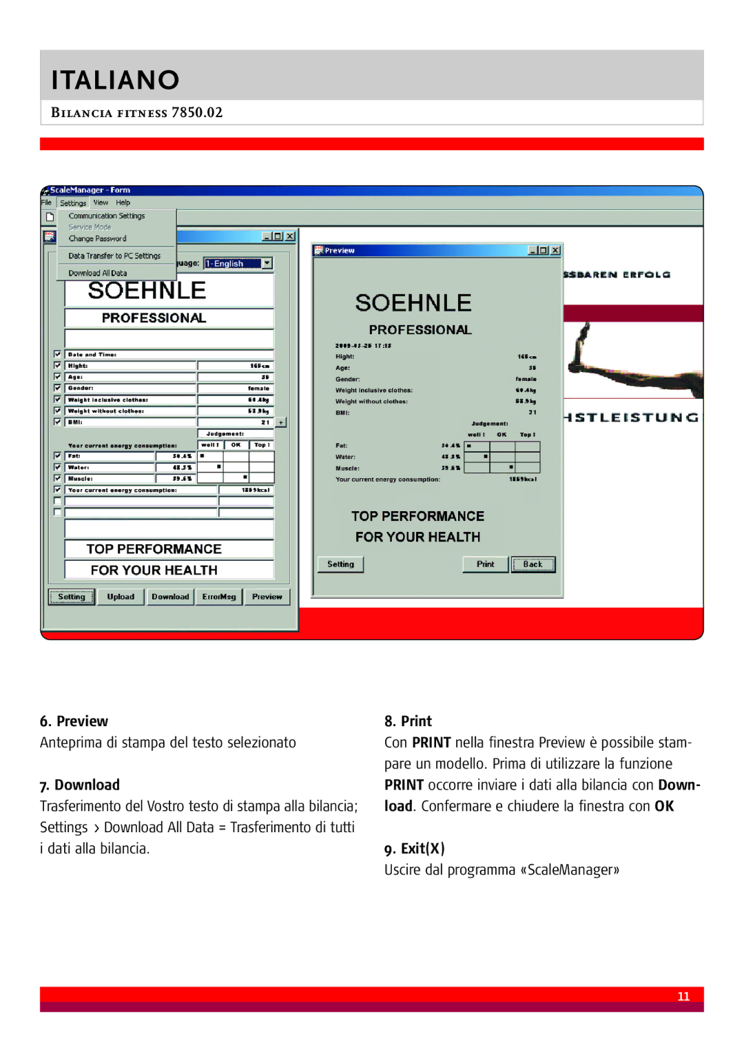 Soehnle 7850.02 manual Preview, Download, Print, ExitX 