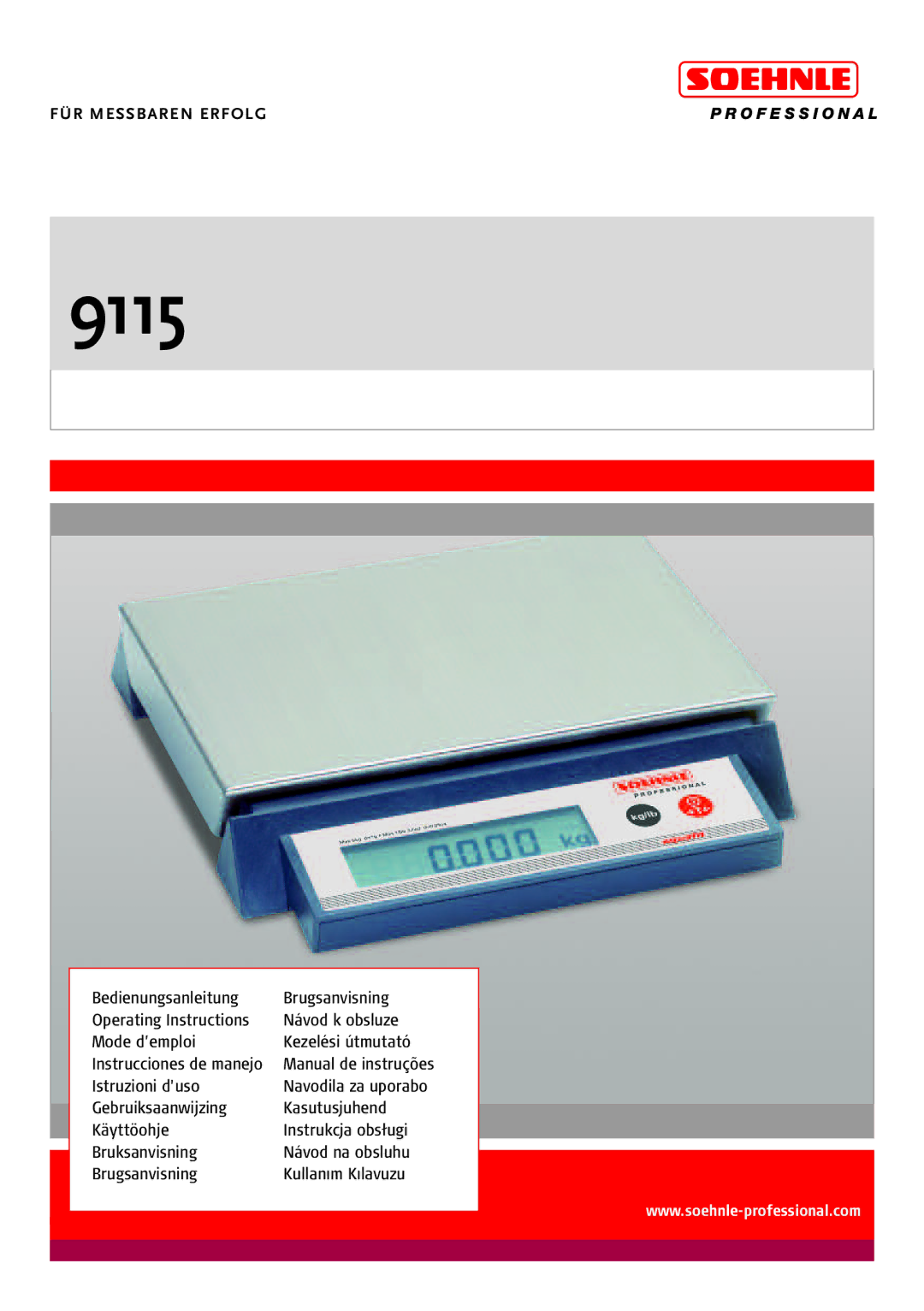 Soehnle 9115 manual 