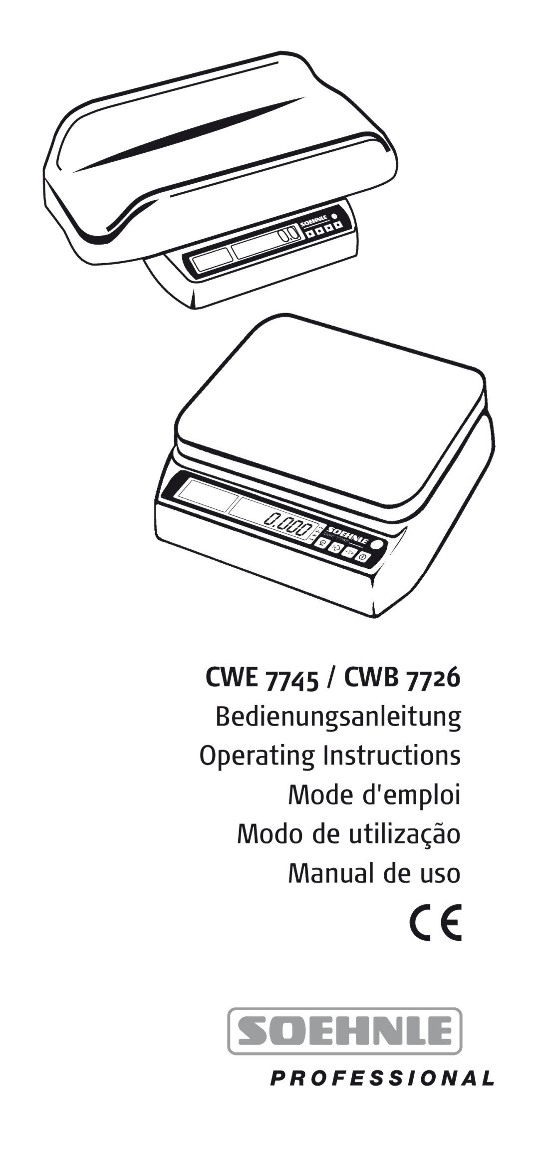 Soehnle cwe7745, cwb7726 operating instructions 