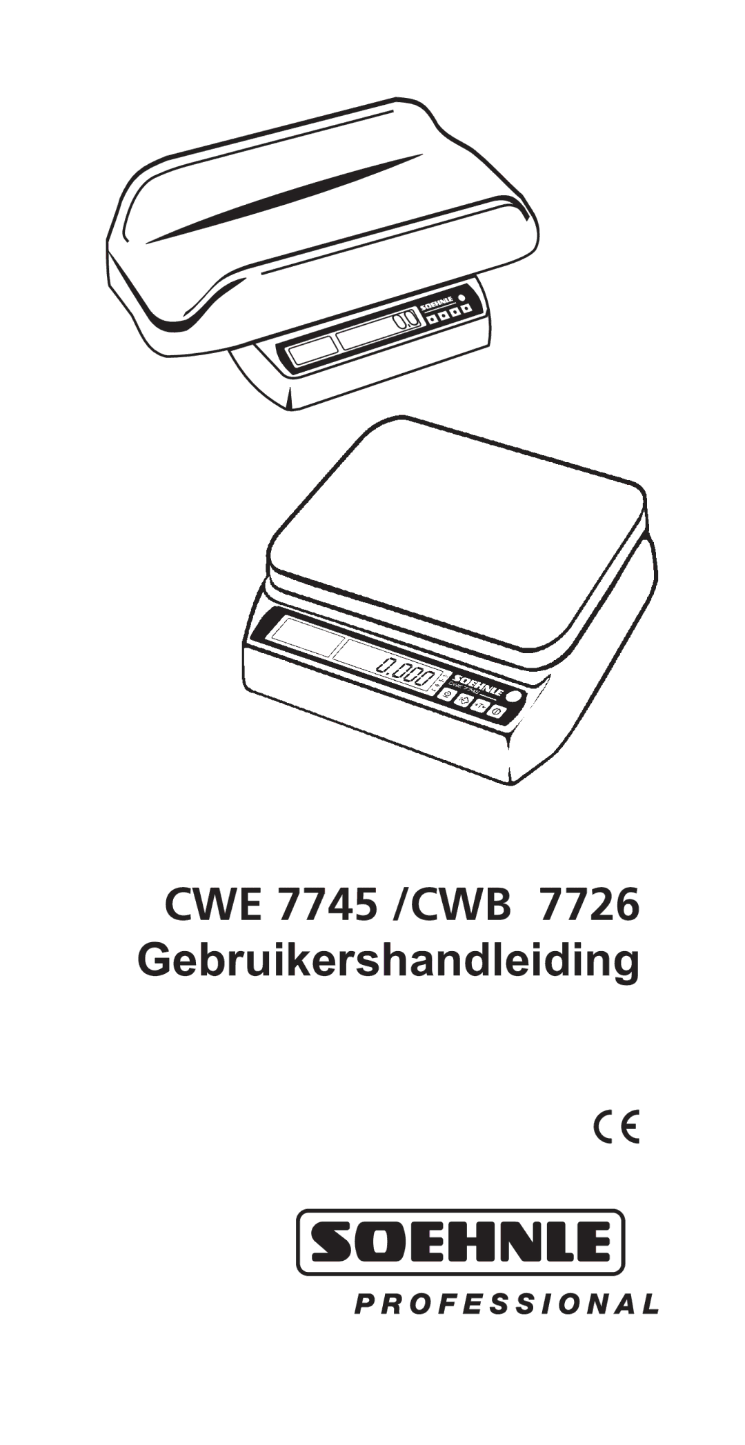 Soehnle CWB 7726 manual CWE 7745 /CWB Gebruikershandleiding 