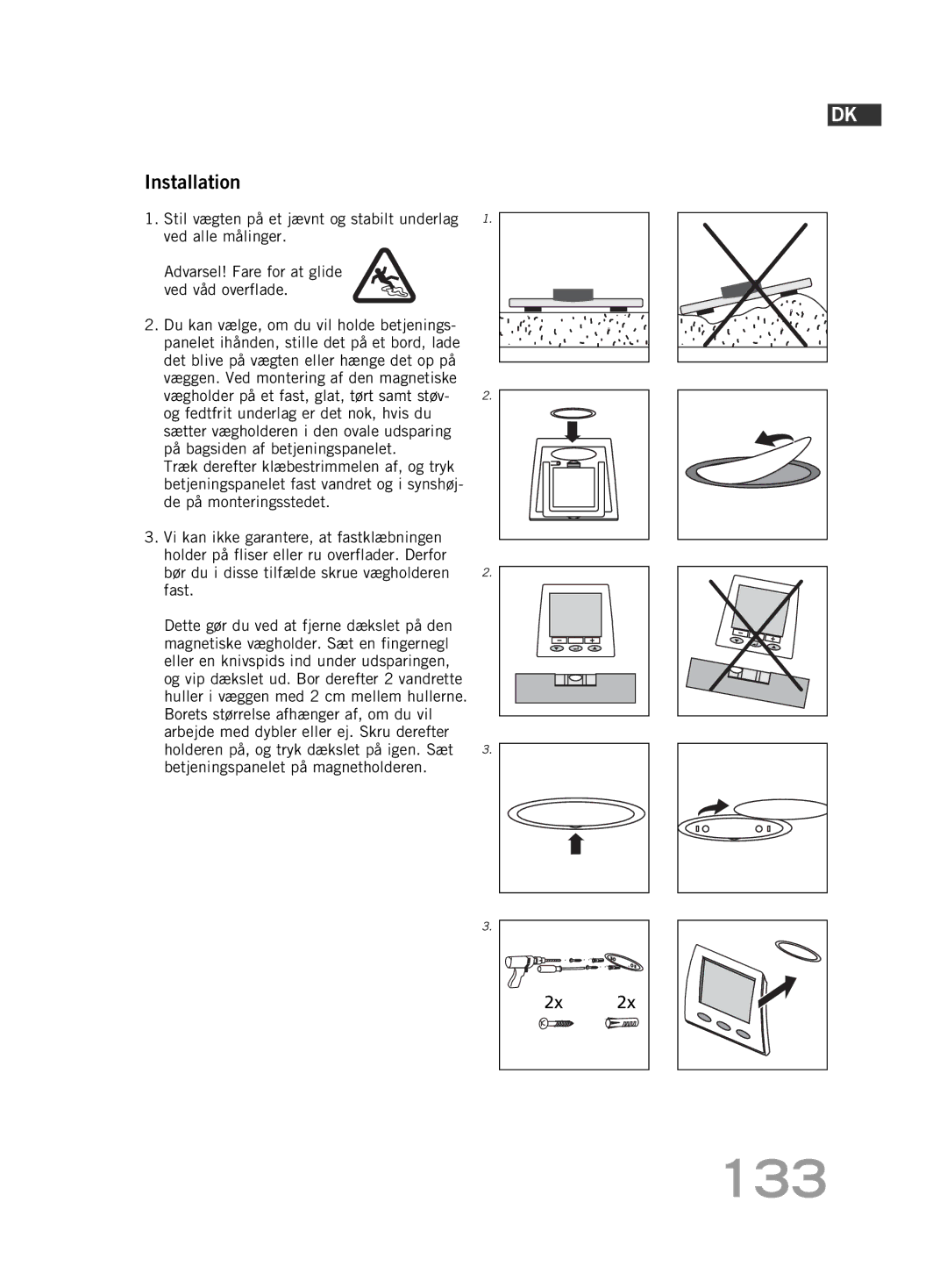 Soehnle F5 manual 133, Installation 