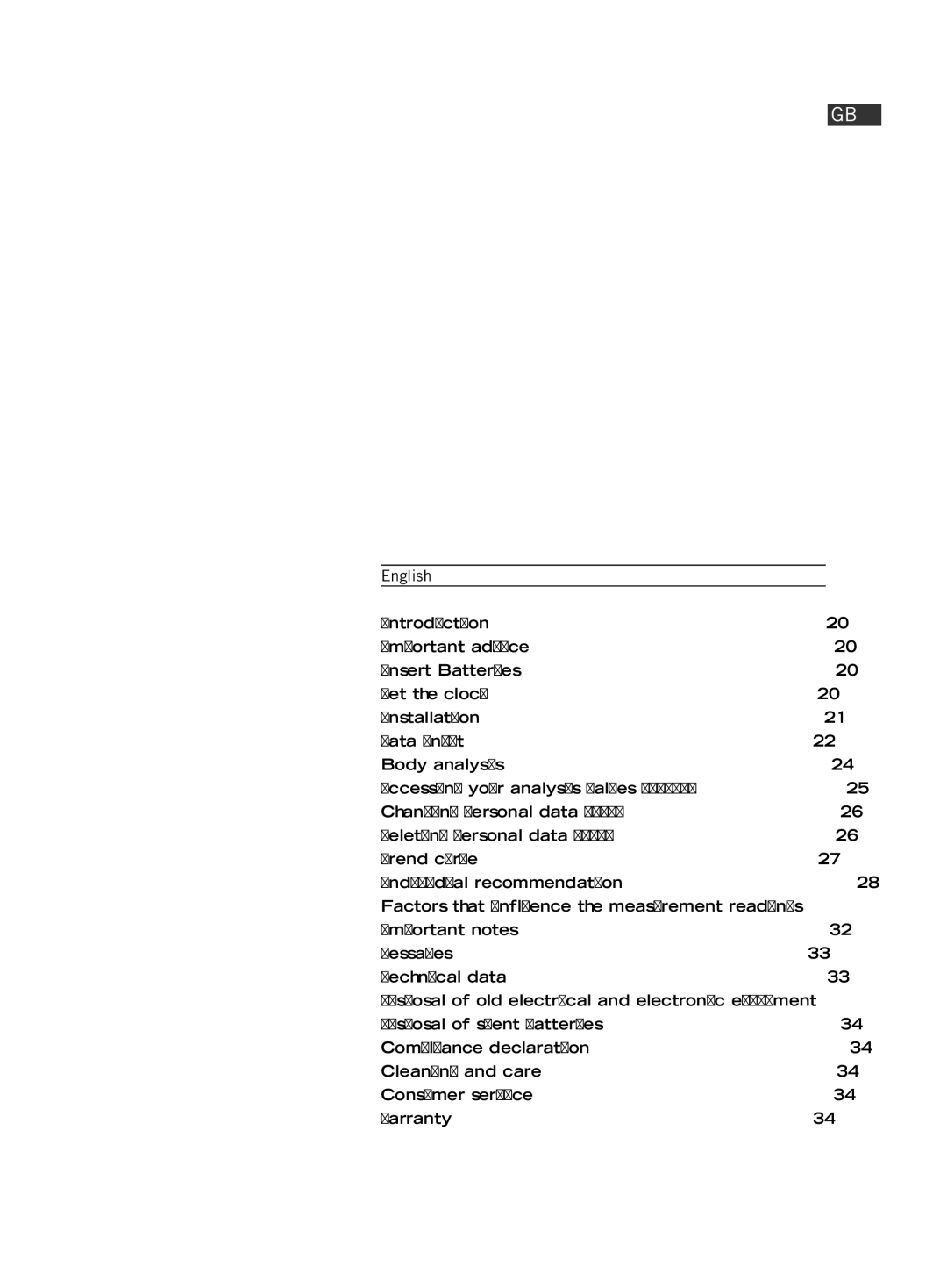 Soehnle F5 manual 