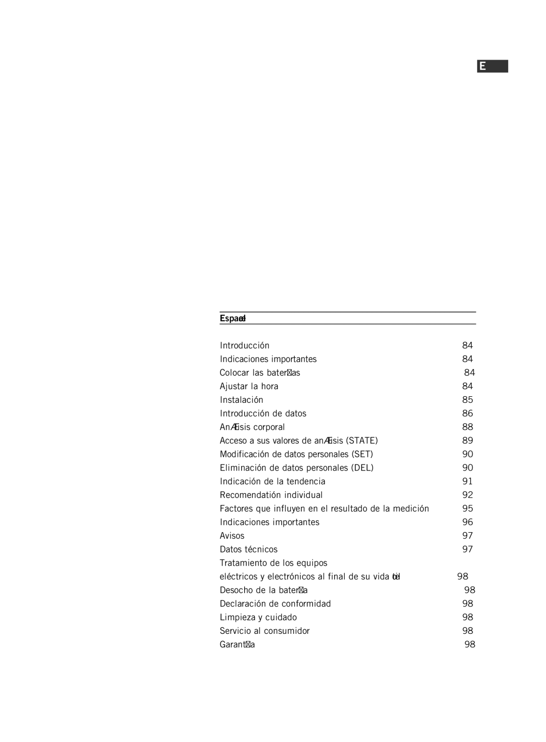 Soehnle F5 manual 