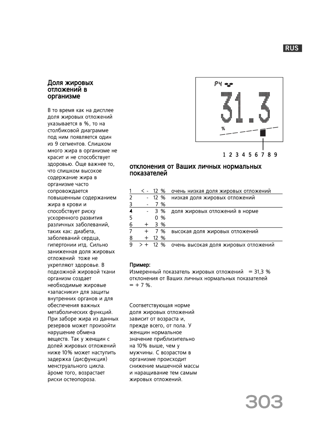 Soehnle FT 5 manual 303, Óúîóêâìëè ‚ „‡ÌËÁÏÂ 