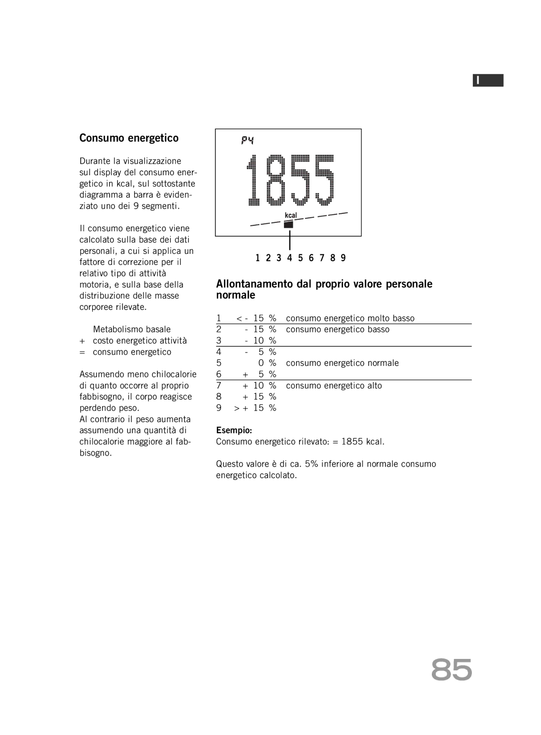 Soehnle FT4 manual Consumo energetico 