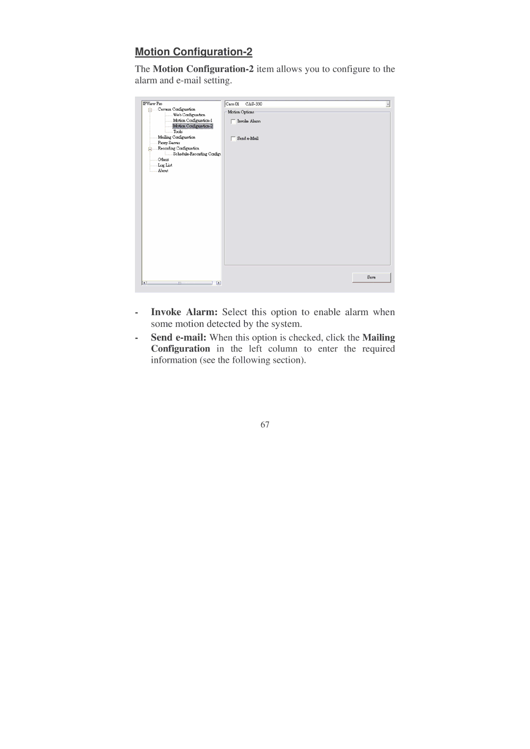 Soho Webcam manual Motion Configuration-2 