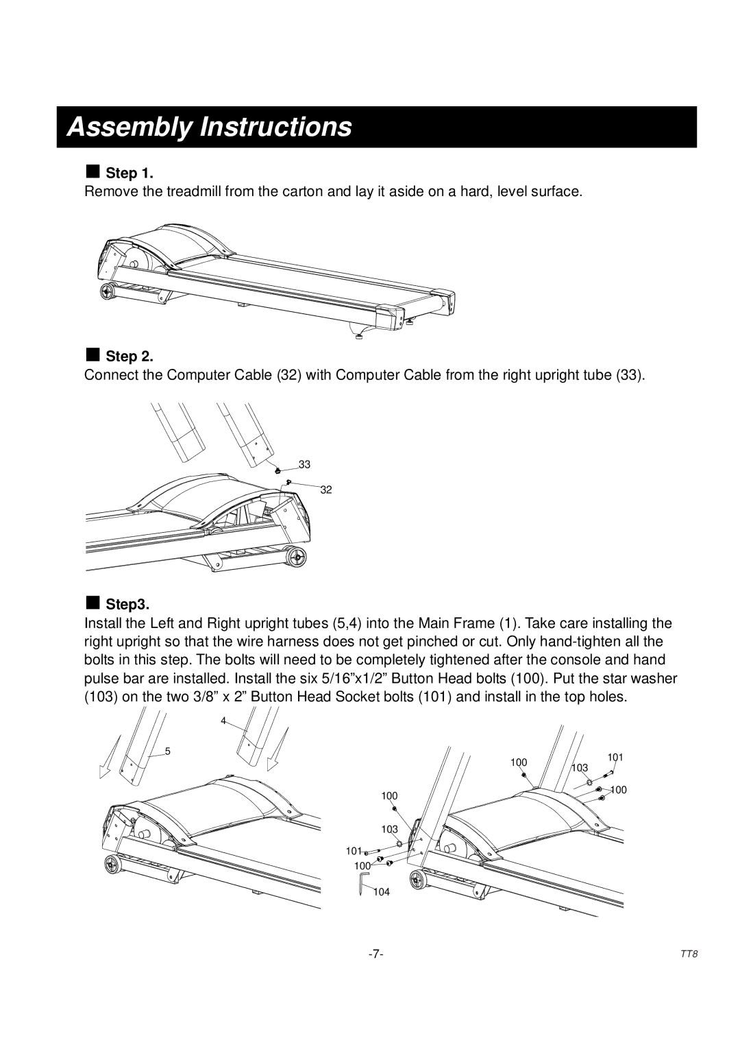 Sole Control Remotes TT8 manual Assembly Instructions 