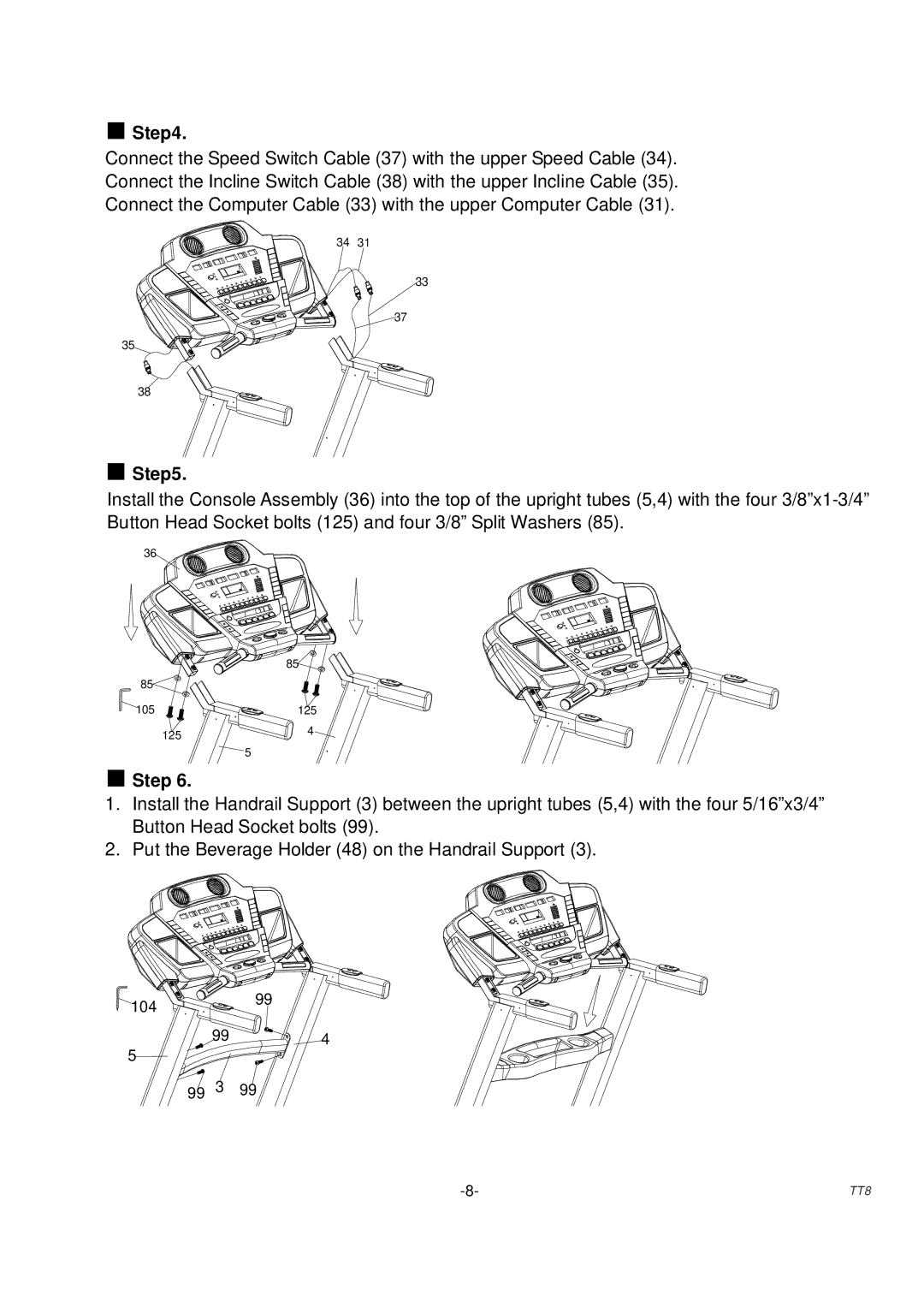 Sole Control Remotes TT8 manual 104 99 3 