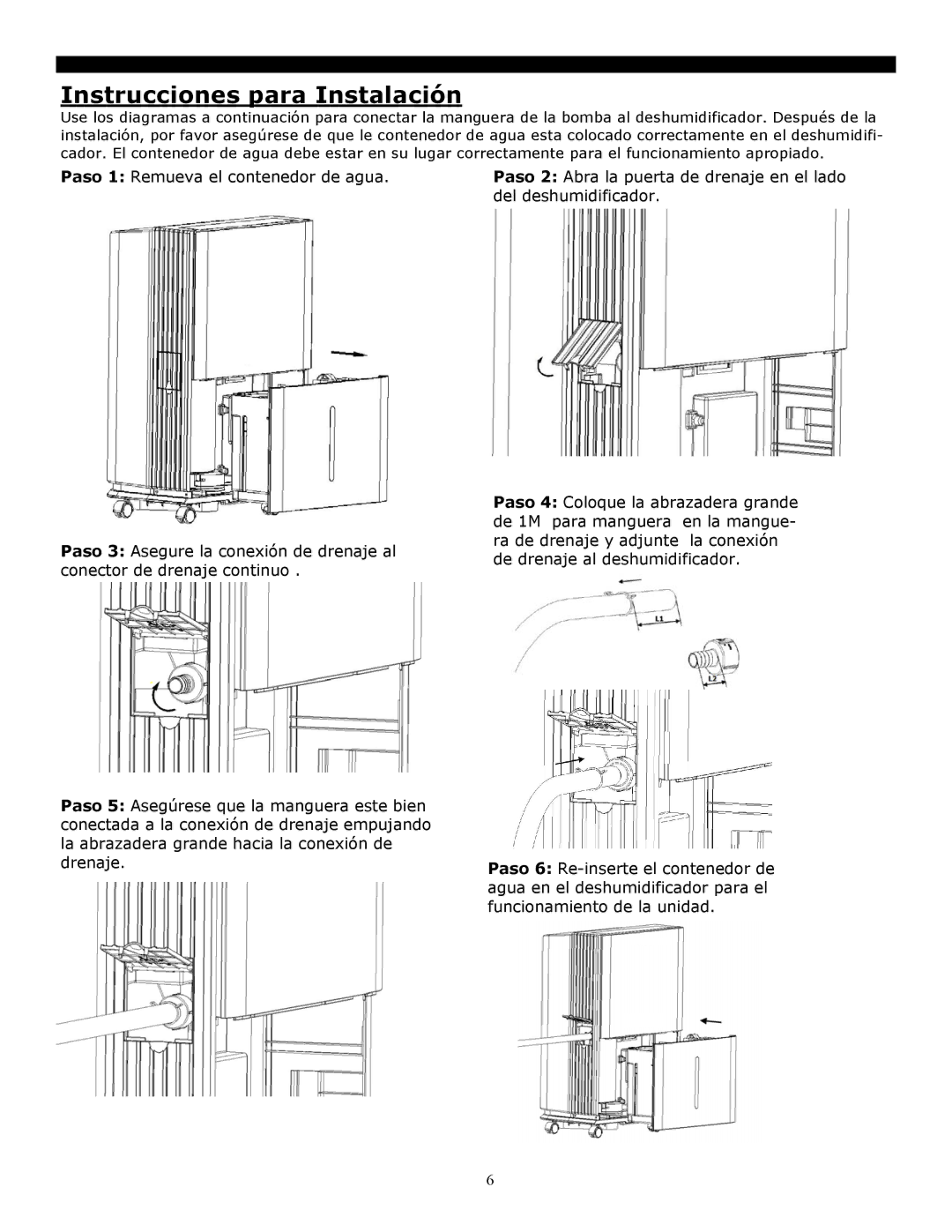 Soleus Air 1M, 3M manual Instrucciones para Instalación 