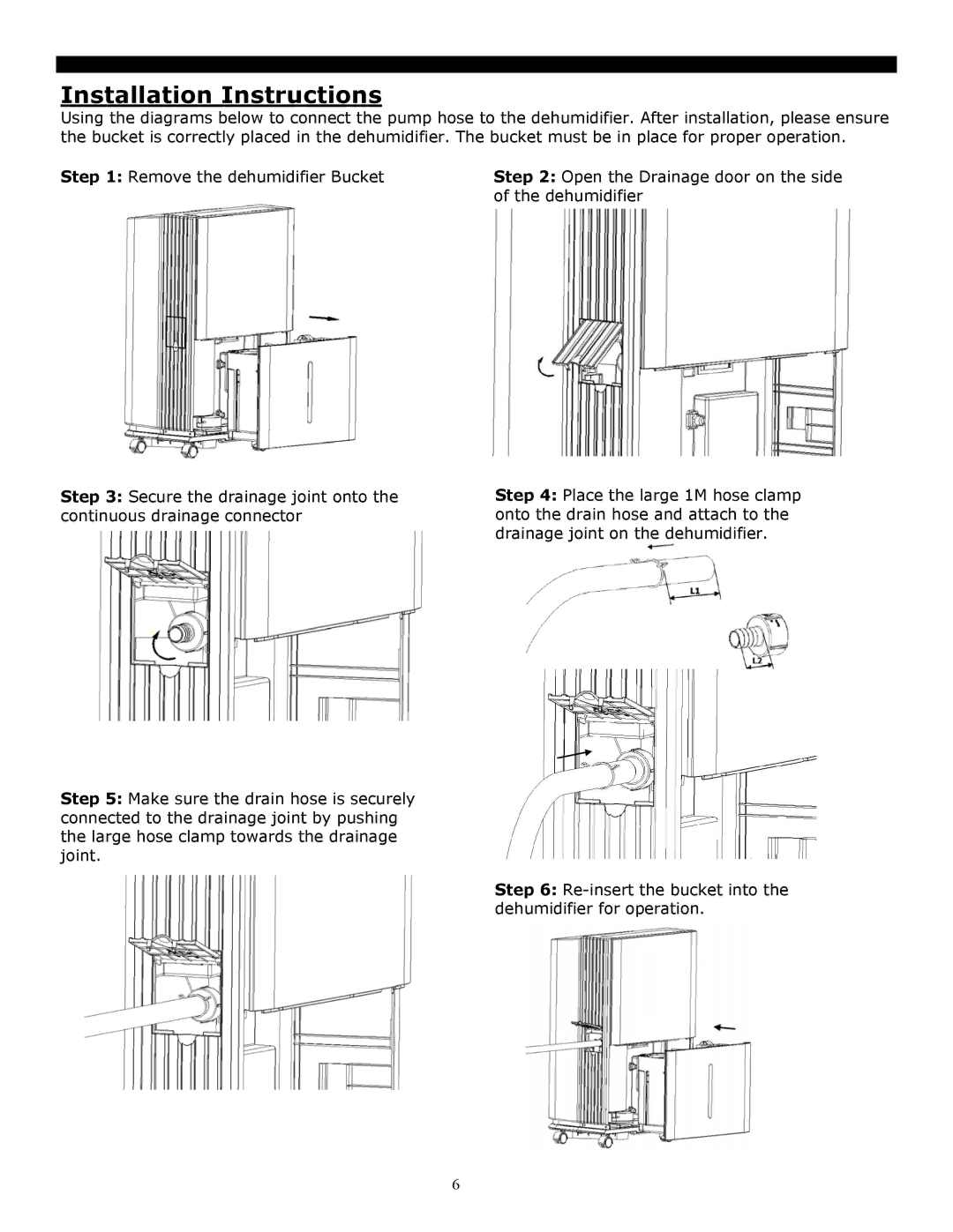 Soleus Air 1M, 3M manual Installation Instructions 