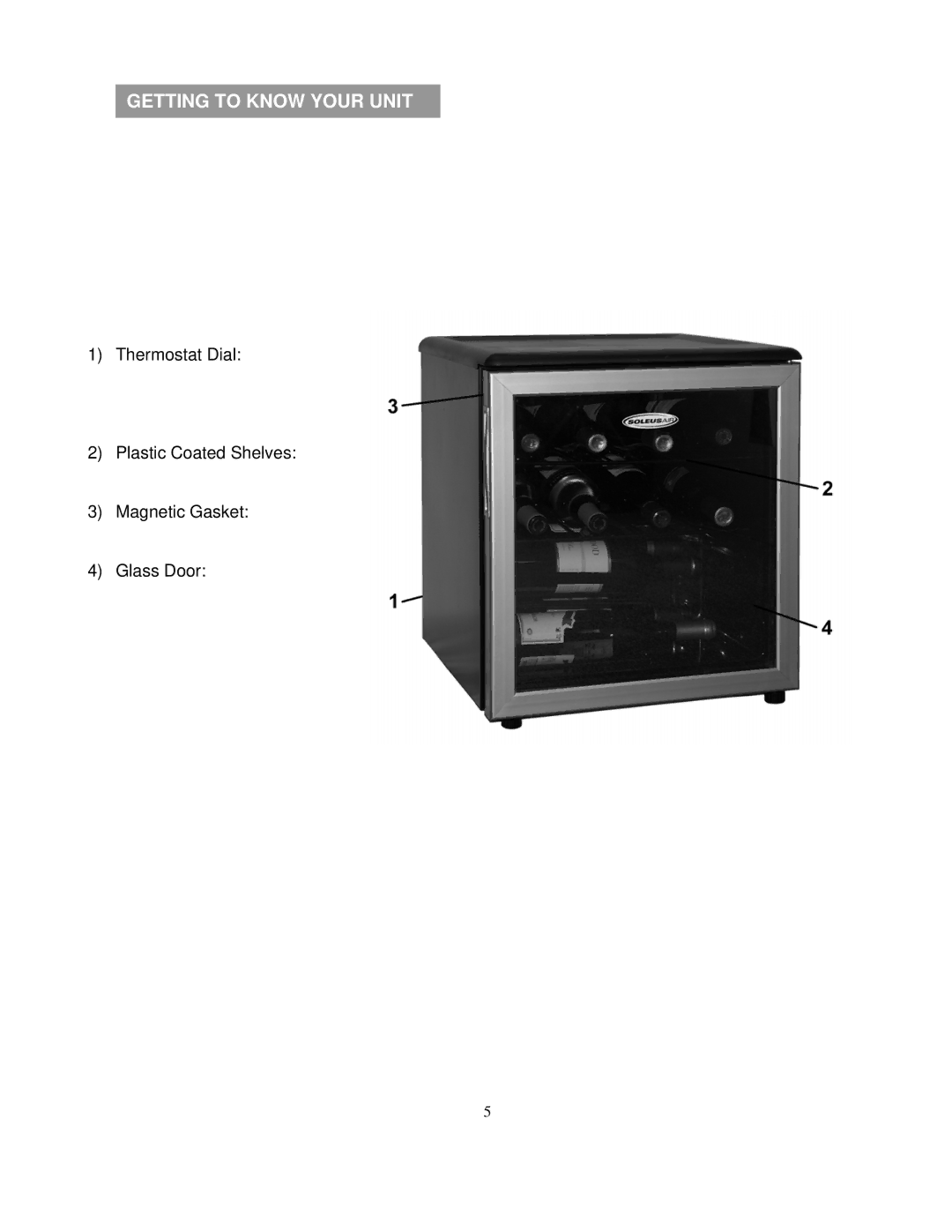 Soleus Air JC-46 owner manual Getting to Know Your Unit 