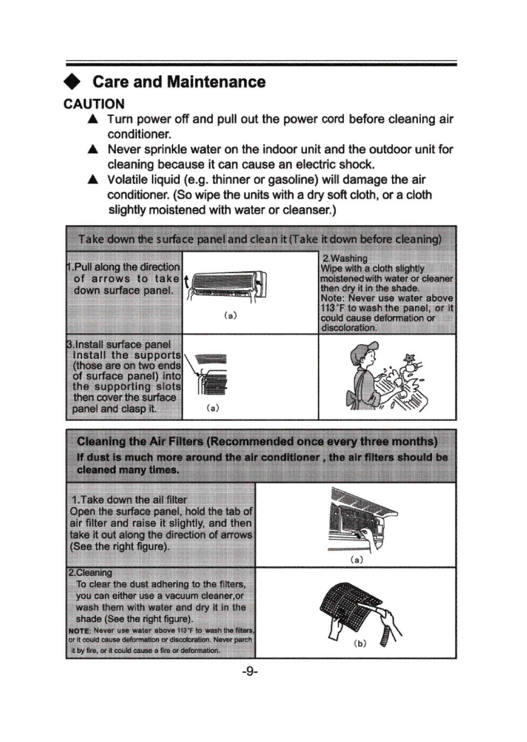 Soleus Air KFI-09/KFI-09-1, KFH-12/KFH-12-1 owner manual 