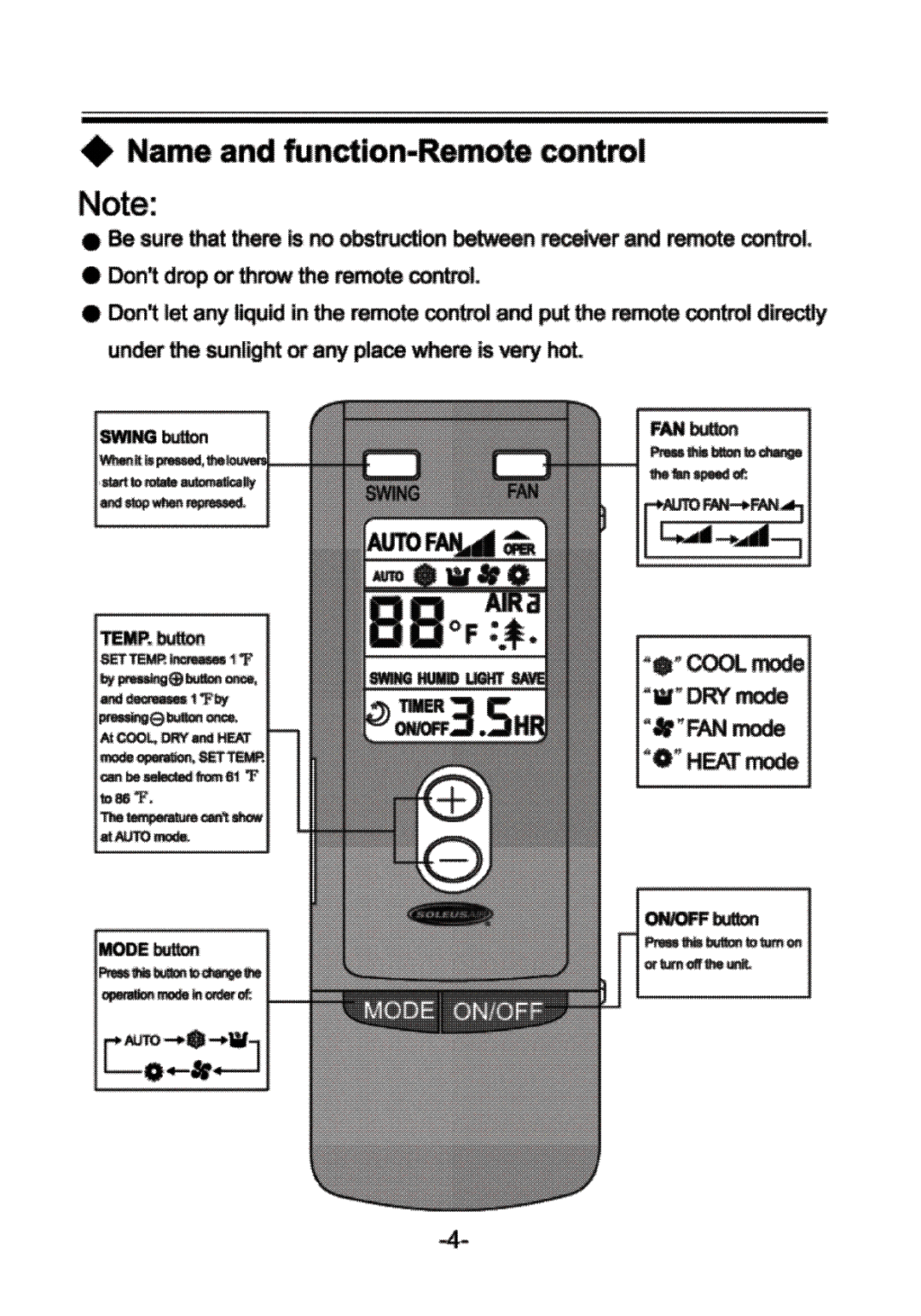 Soleus Air KFH-12/KFH-12-1, KFI-09/KFI-09-1 owner manual 