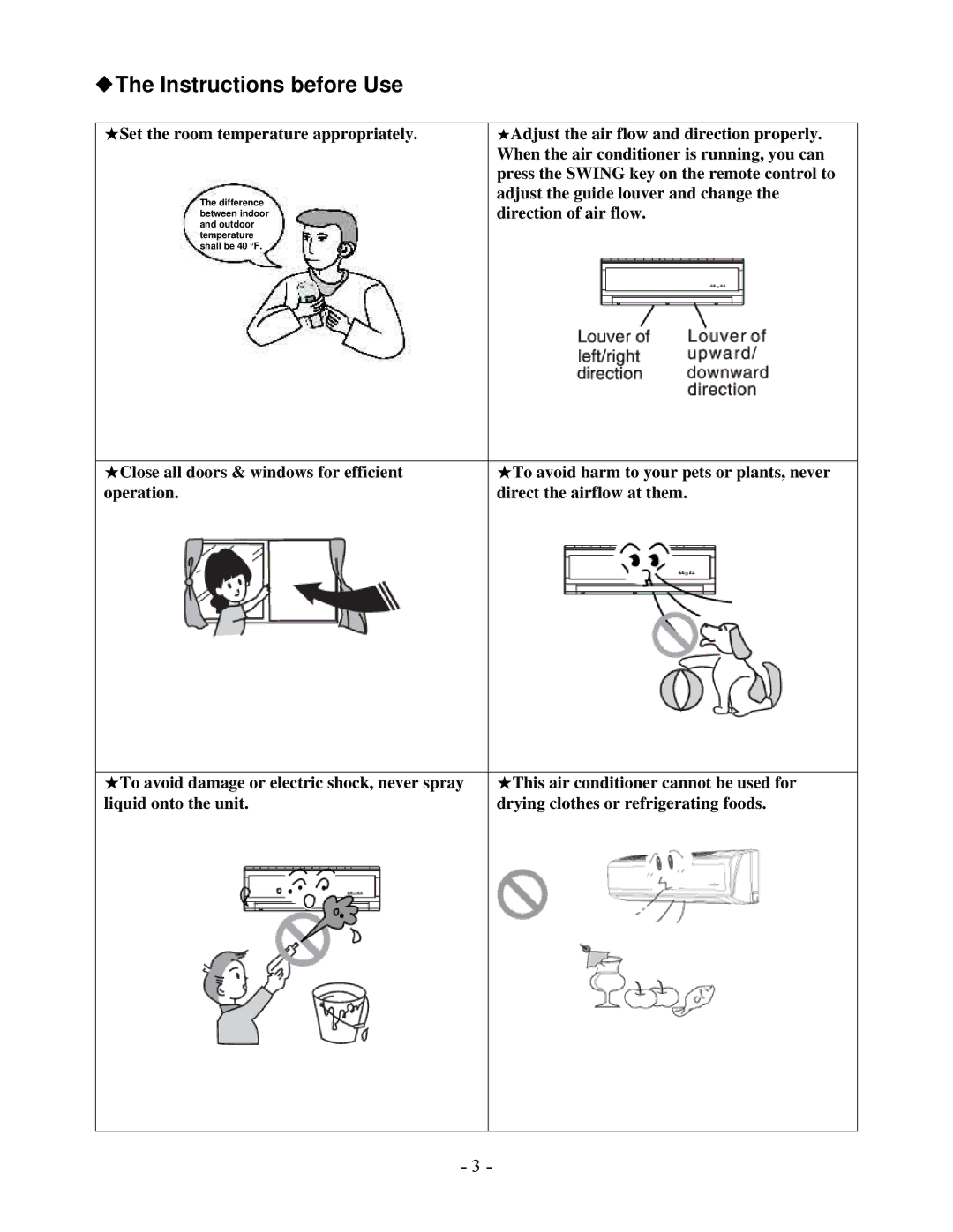 Soleus Air KFHHP-12-OD, KFHHP-12-ID, KFHHP-09-OD, KFIHP-09-ID installation manual Adjust the guide louver and change 