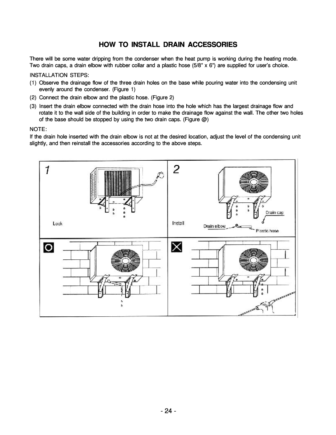 Soleus Air KFR/KFS Series manual How To Install Drain Accessories 