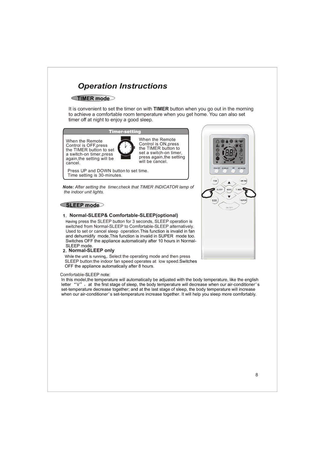 Soleus Air KFTHP-18-ID, KFTHP-18-OD, KFTHP-12-OD, KFTHP-12-ID, KFTHP-24-OD, KFTHP-24-ID, 3119233 manual Operation Instructions 