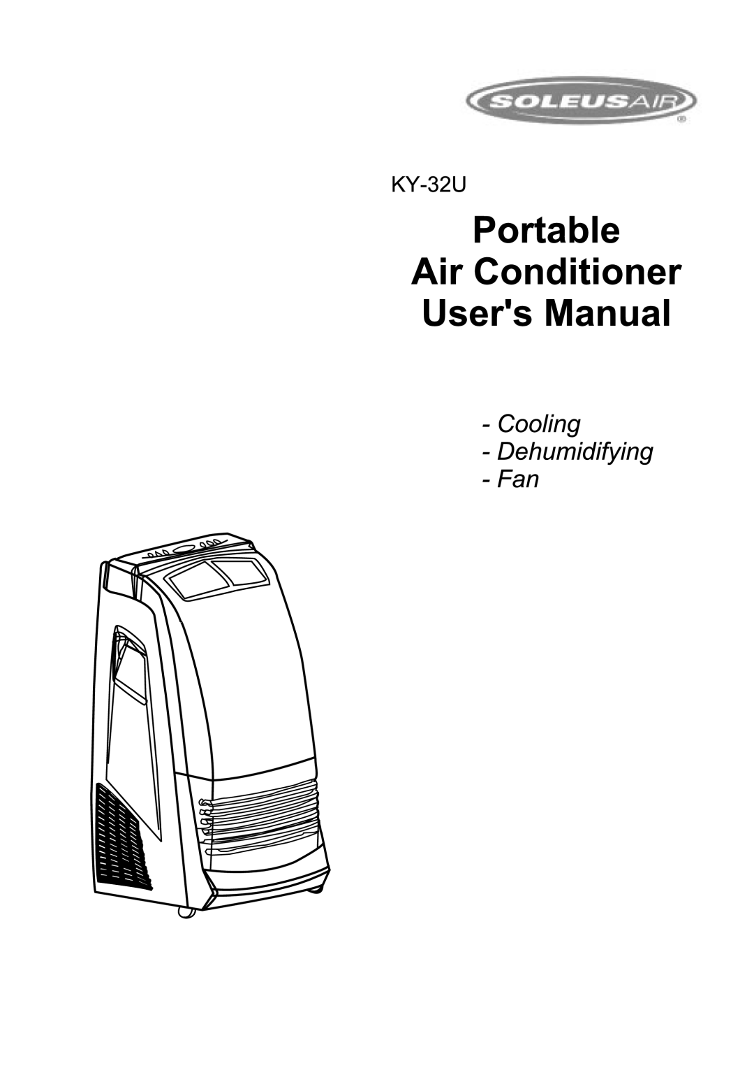 Soleus Air KY-320 manual 