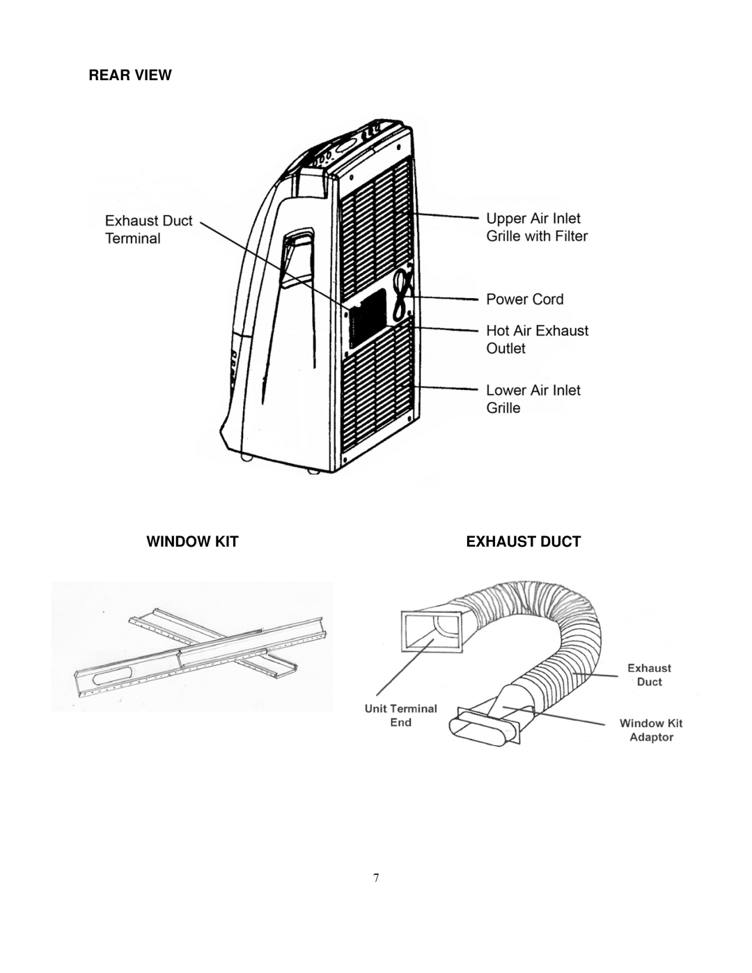 Soleus Air KY-32E owner manual Rear View Window KIT 