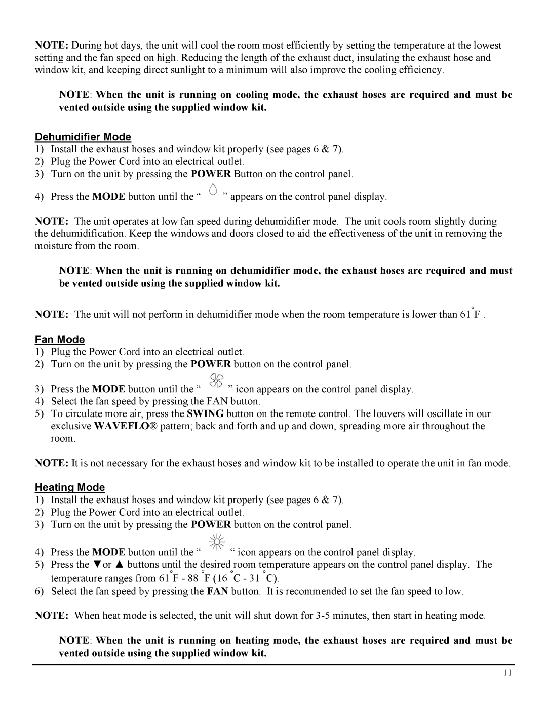 Soleus Air LX-140BL operating instructions 