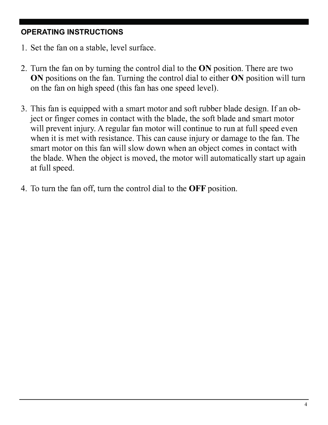 Soleus Air Model No: FT1-20-10 manual Operating Instructions 