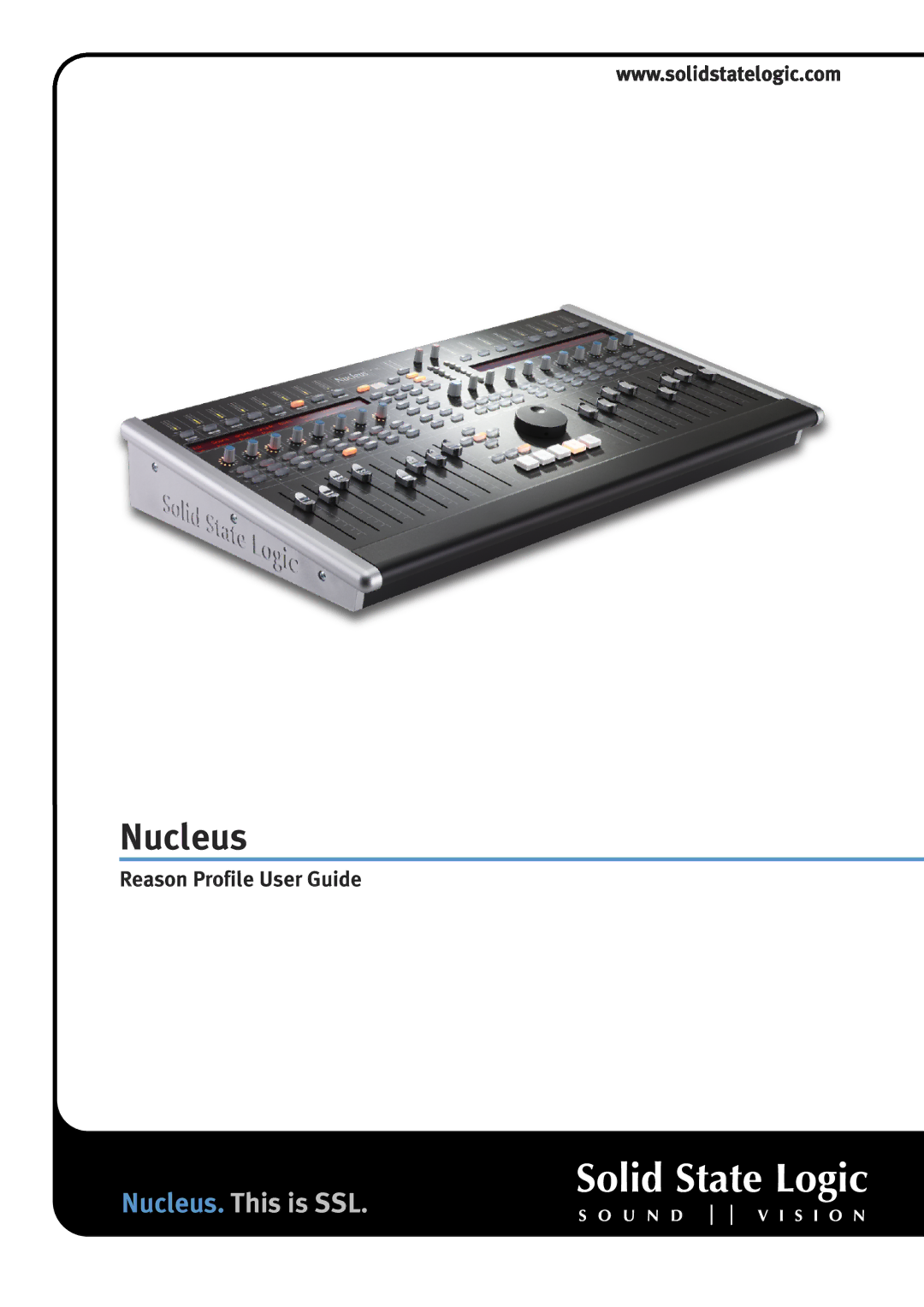 Solid State Logic 20012913, 20012919, 20012912, 20012911, 20012905, 20012904, 20012735, 20012903 manual Nucleus 