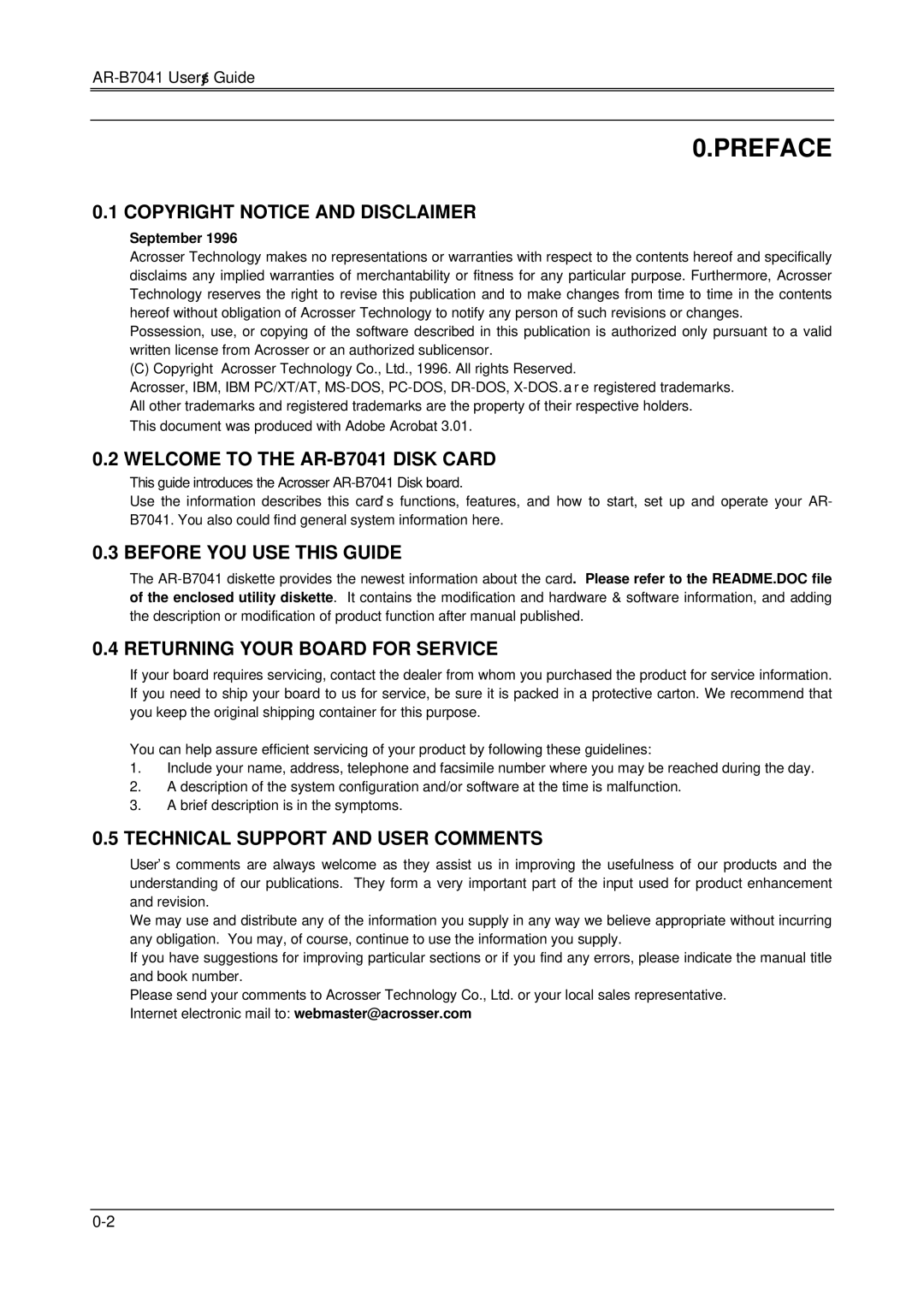 Solid State Logic AR-B7041 manual Preface 