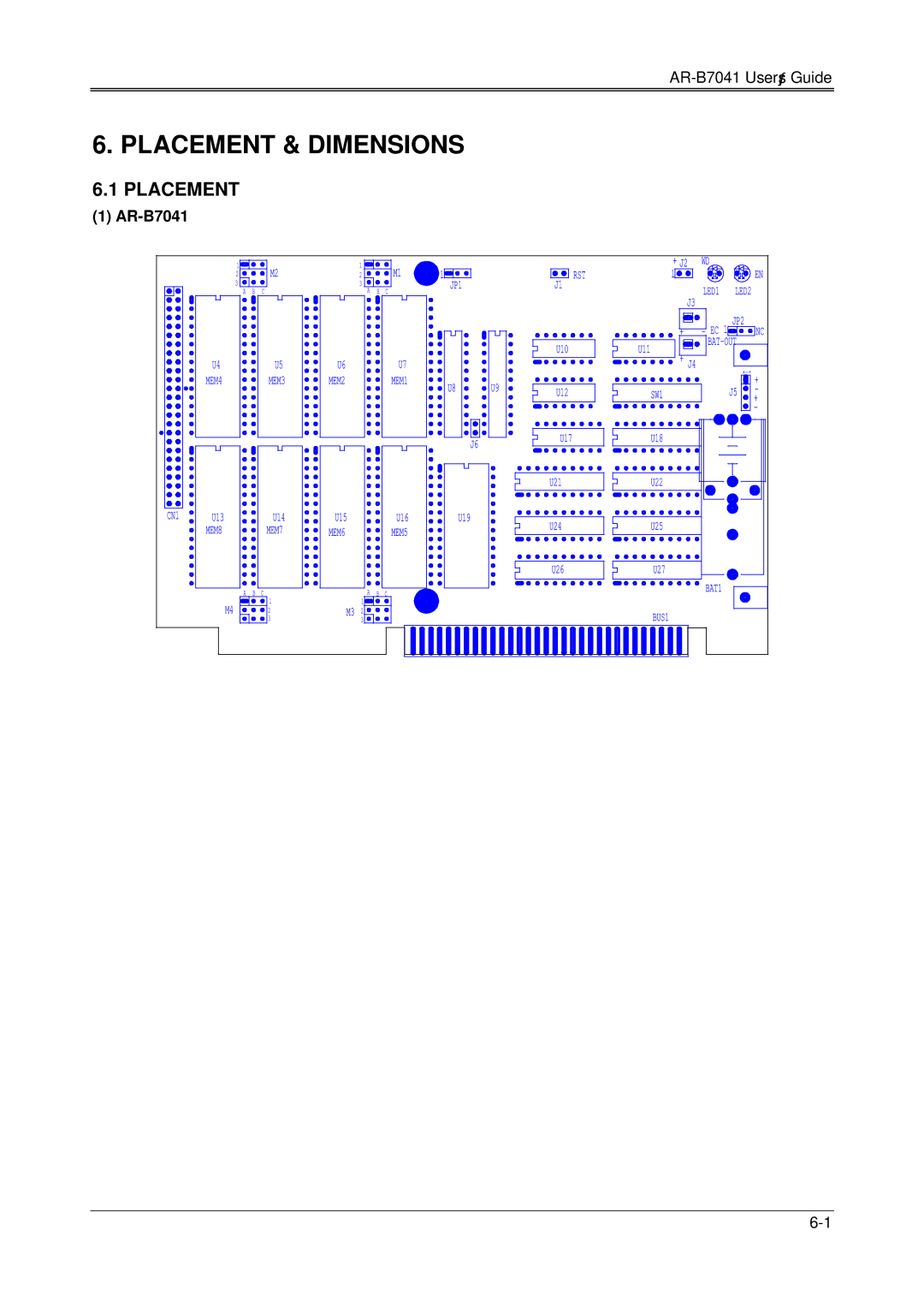 Solid State Logic AR-B7041 manual Placement & Dimensions 