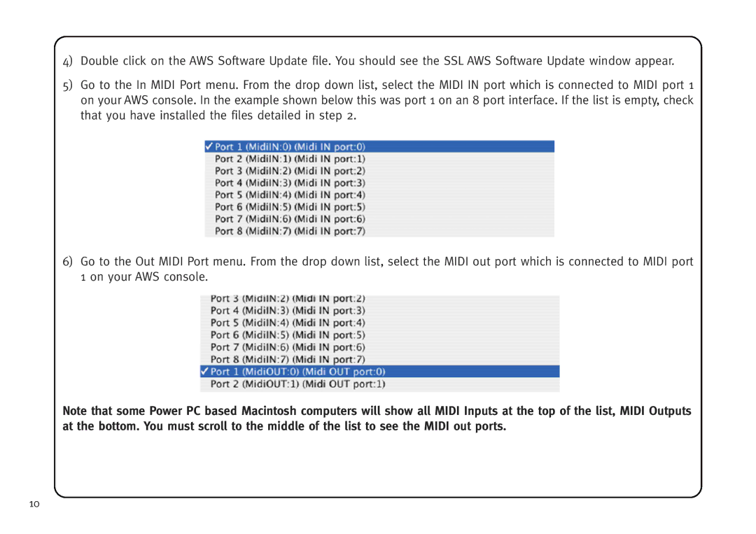 Solid State Logic AWS V4 manual 