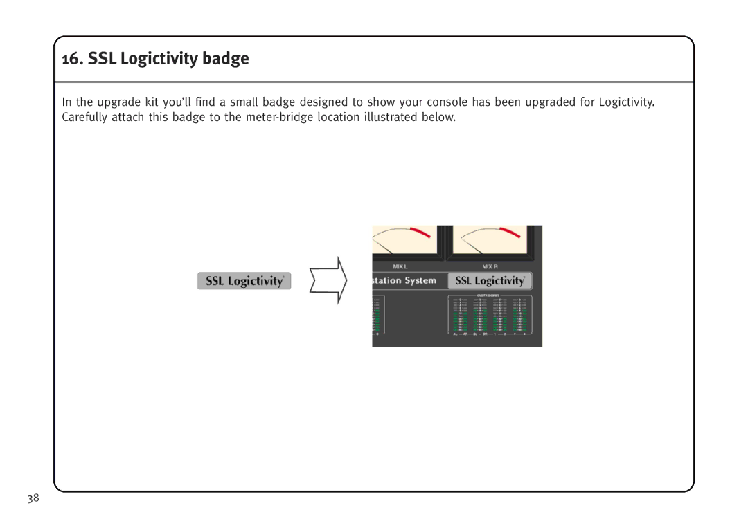 Solid State Logic AWS V4 manual SSL Logictivity badge 