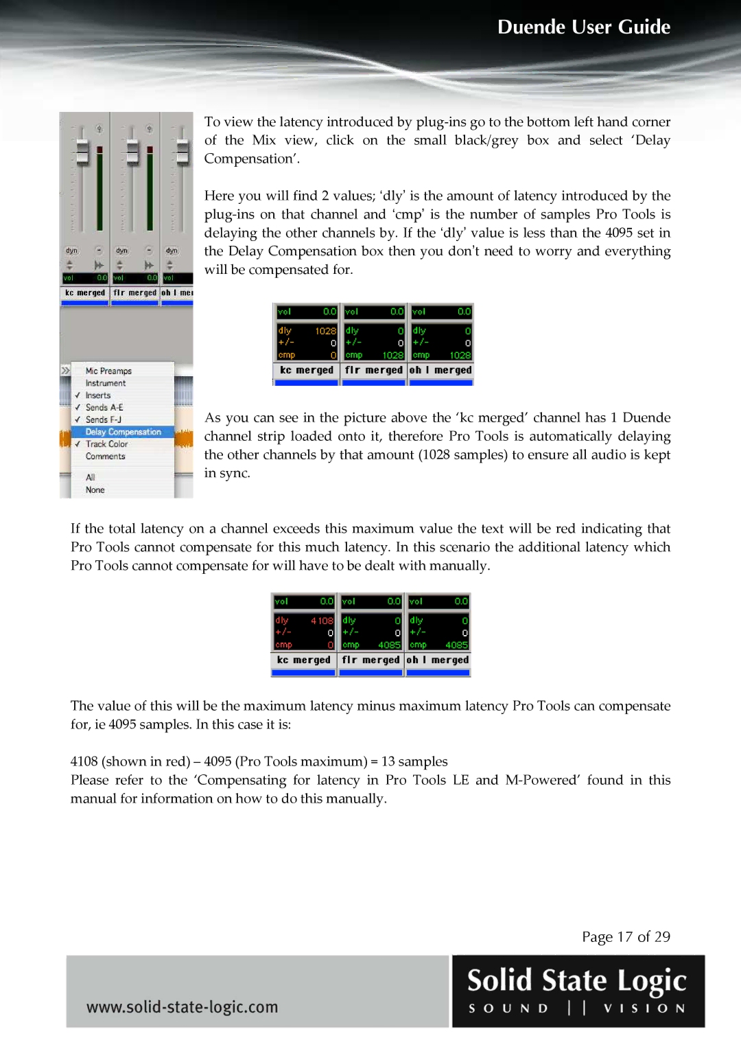 Solid State Logic DUENDE manual Duende User Guide 