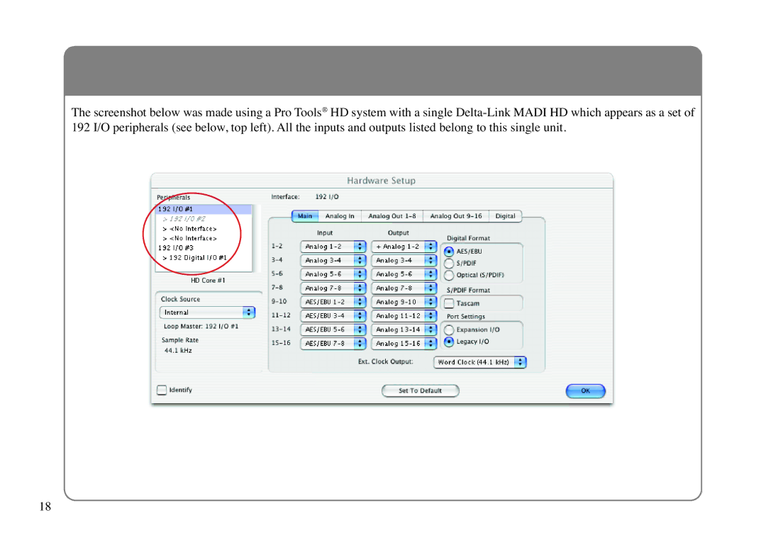 Solid State Logic LINK MADI HD manual 