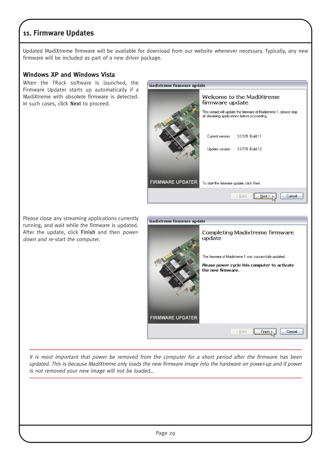 Solid State Logic MadiXtreme manual Firmware Updates 