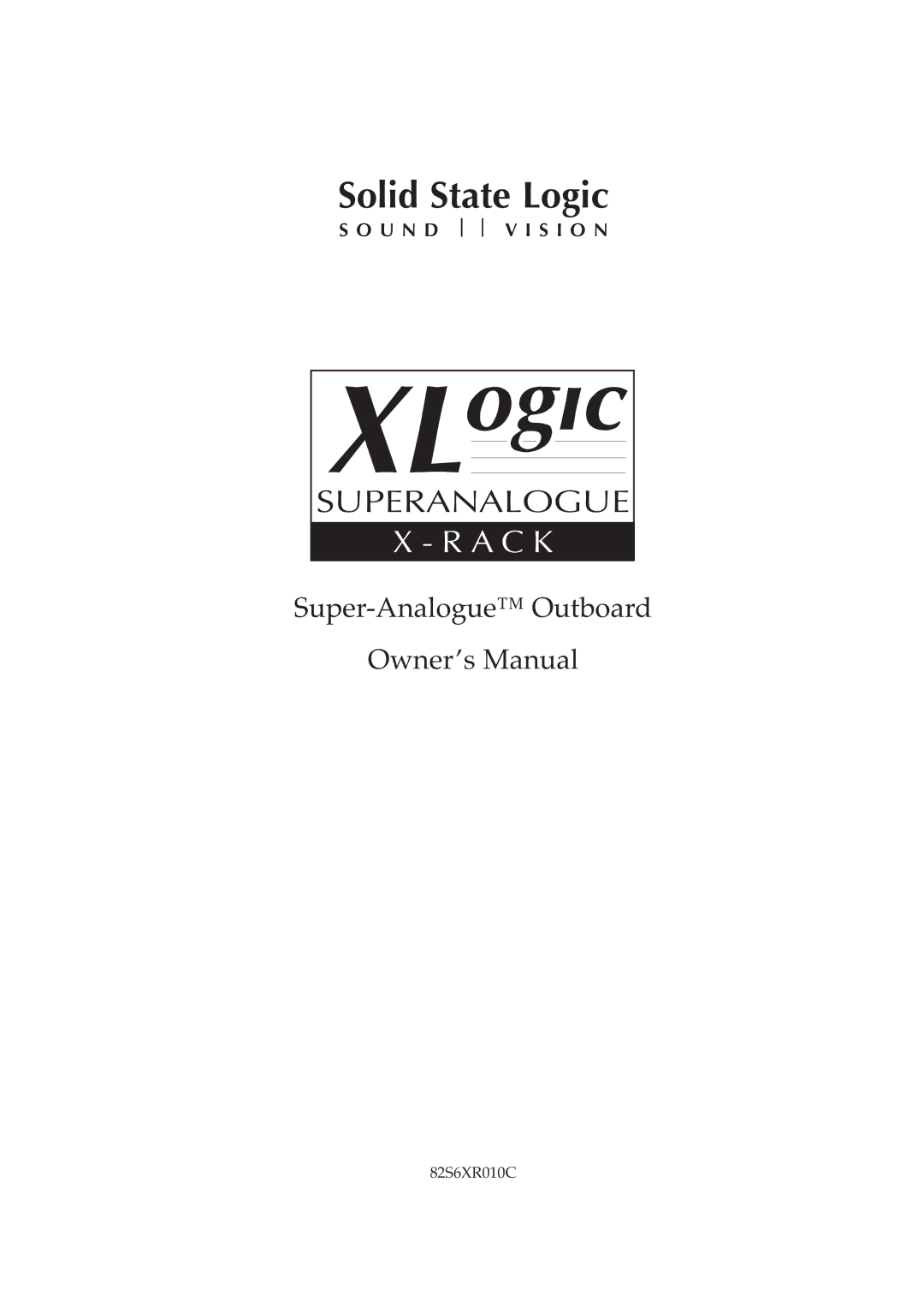 Solid State Logic X-Logic Series owner manual Solid State Logic, U N D V I S I O N 