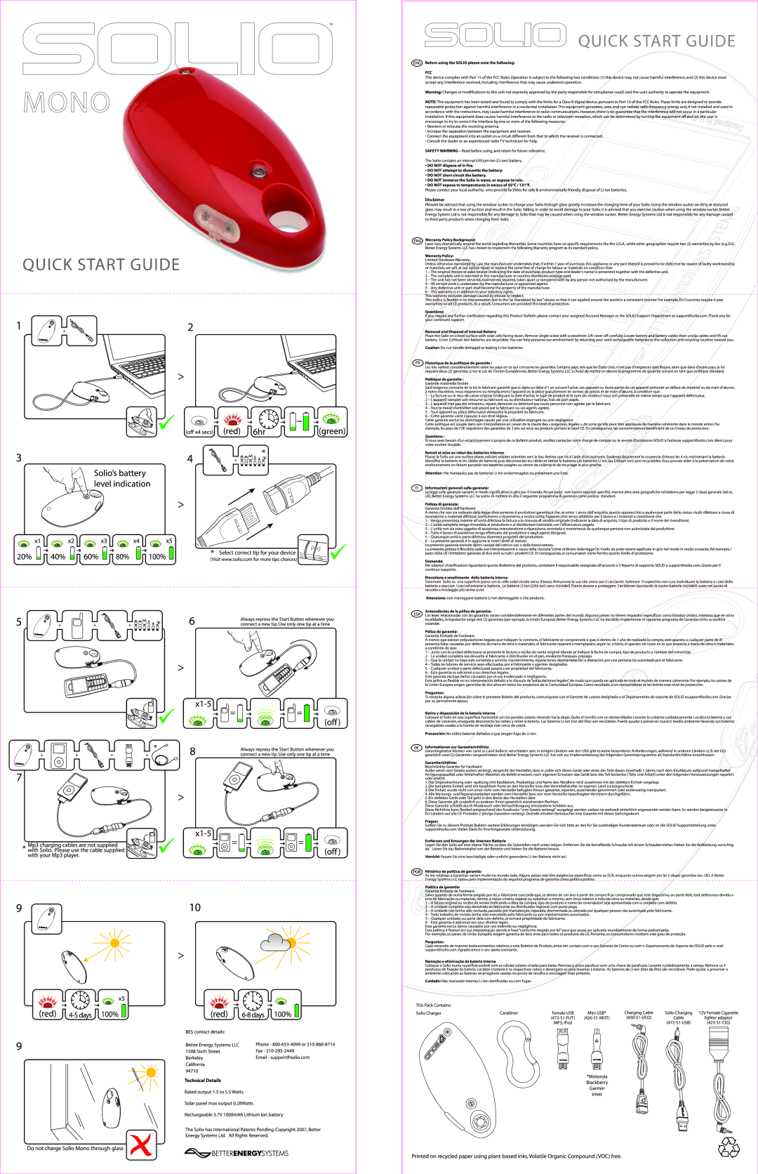 Solio Mono manual 