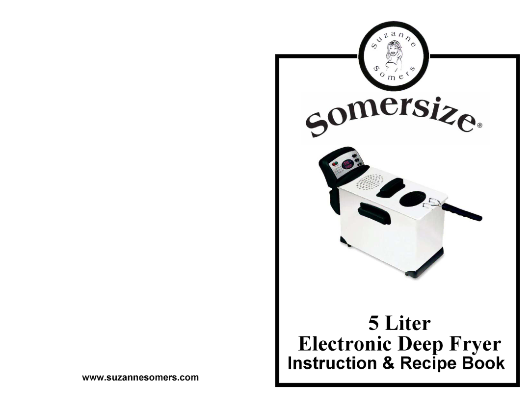 Somersize F1066SS manual Liter Electronic Deep Fryer 