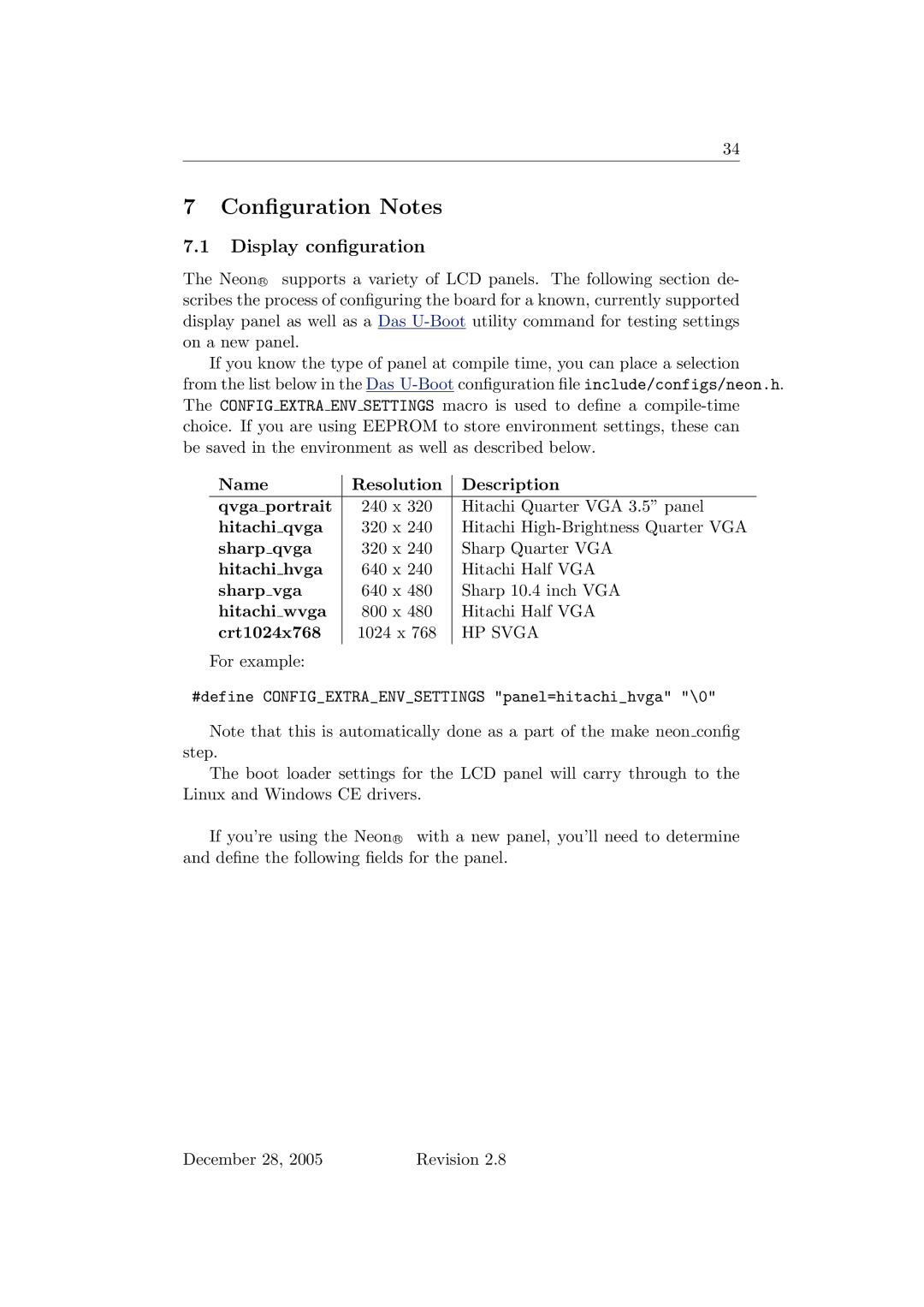 Sonic Alert 2.8 user manual Conﬁguration Notes, Display conﬁguration, HP Svga 