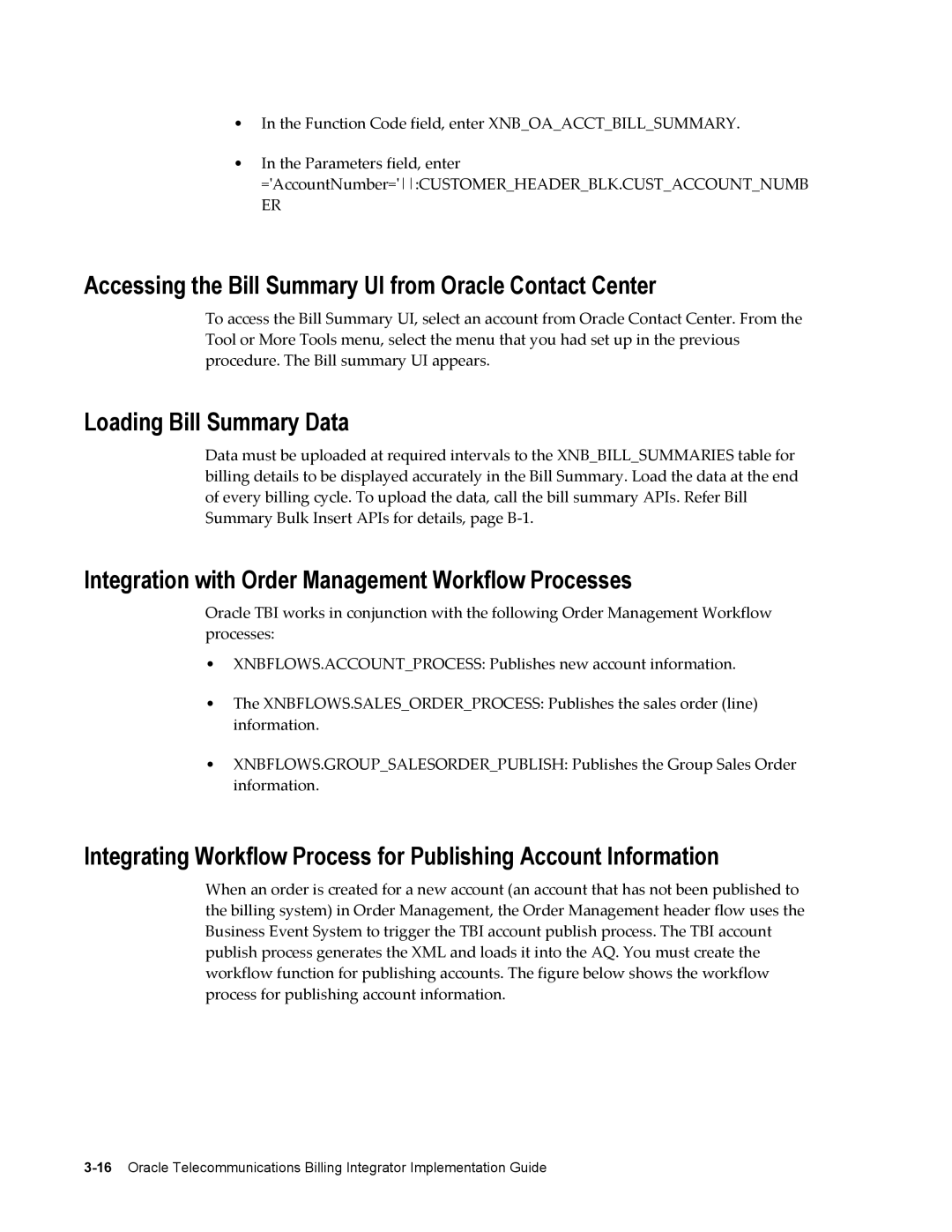 Sonic Alert B31540-02 manual Accessing the Bill Summary UI from Oracle Contact Center, Loading Bill Summary Data 