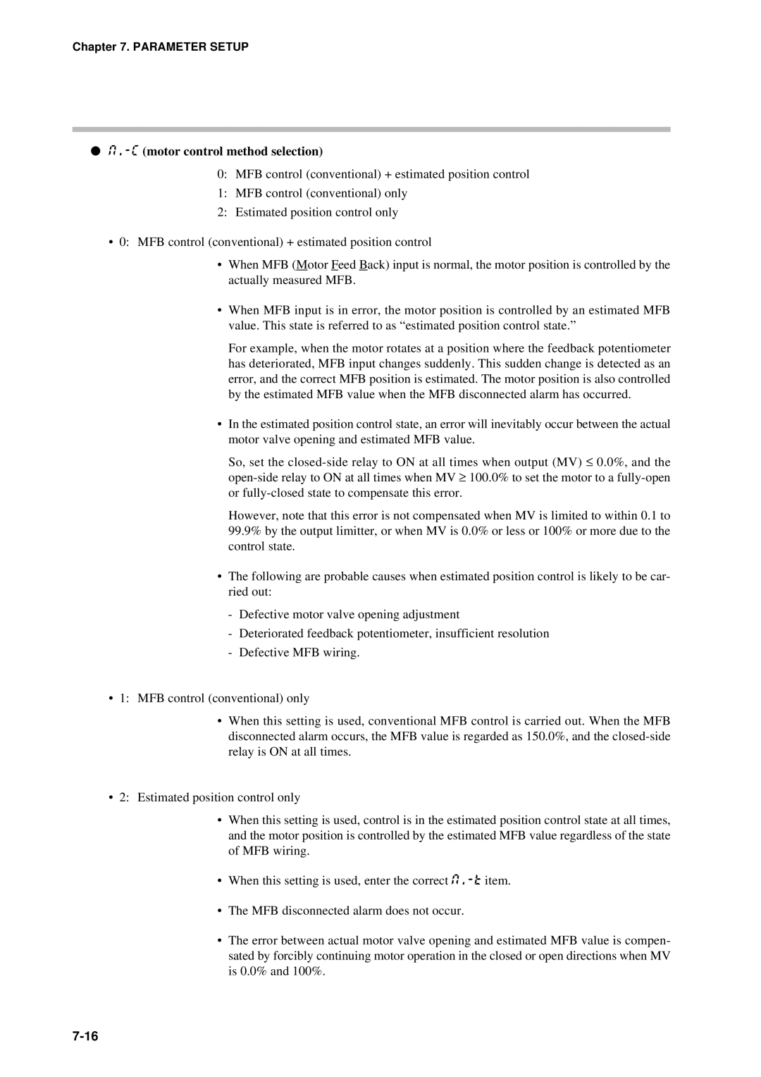 Sonic Alert DCP301 user manual Motor control method selection 