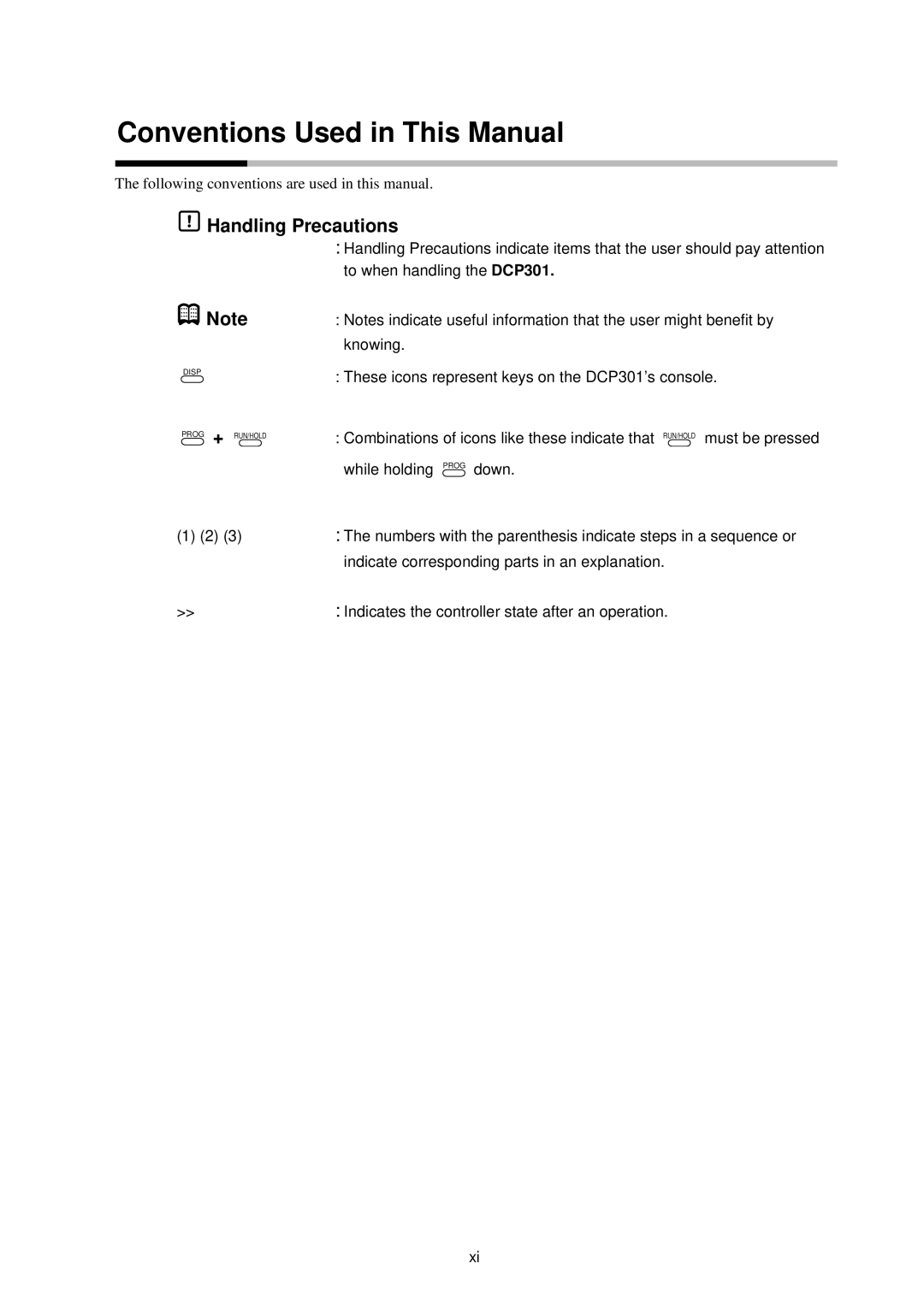 Sonic Alert DCP301 user manual Conventions Used in This Manual 