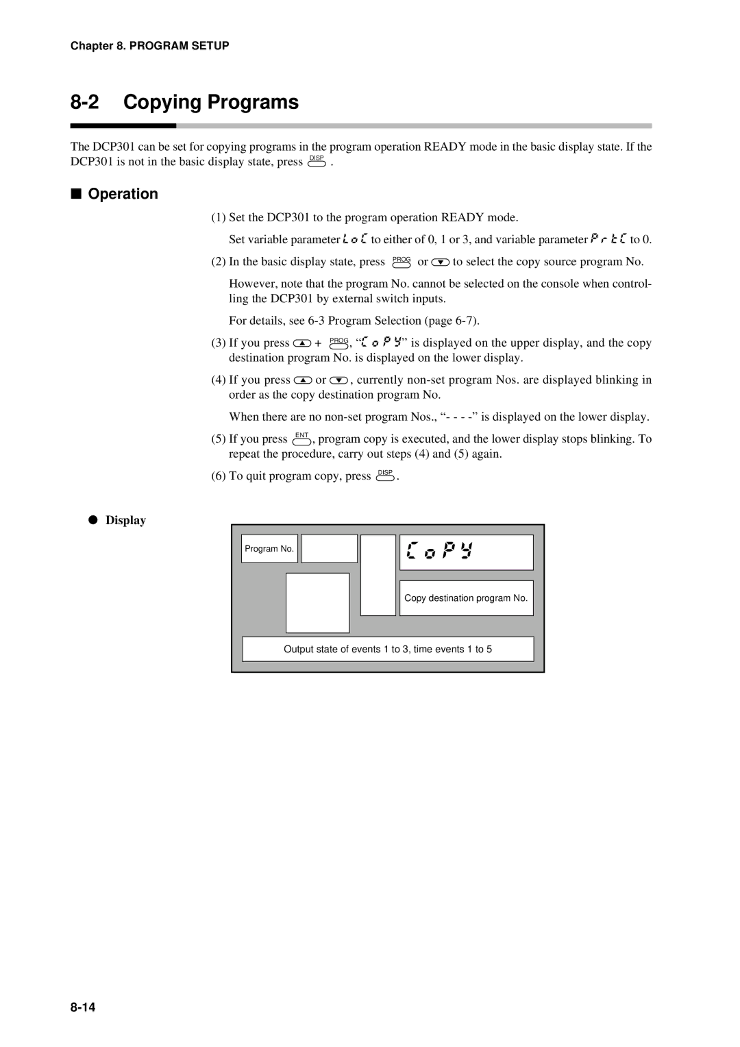 Sonic Alert DCP301 user manual P Y, Copying Programs 