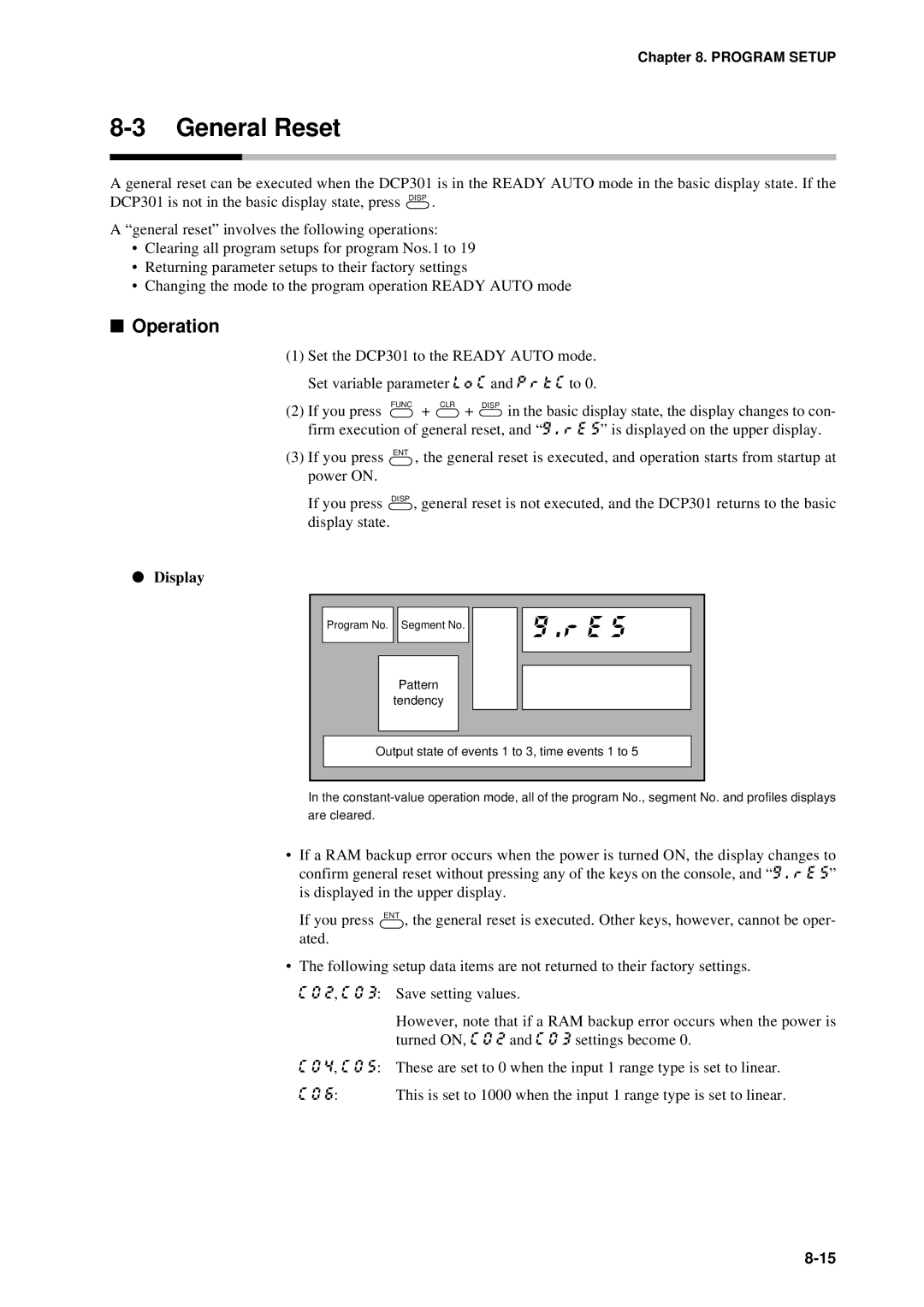 Sonic Alert DCP301 user manual E S, General Reset 