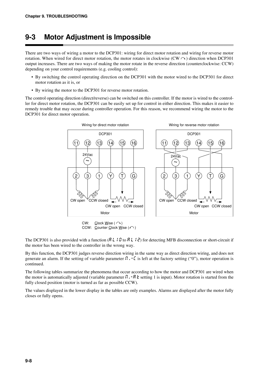 Sonic Alert DCP301 user manual Motor Adjustment is Impossible 