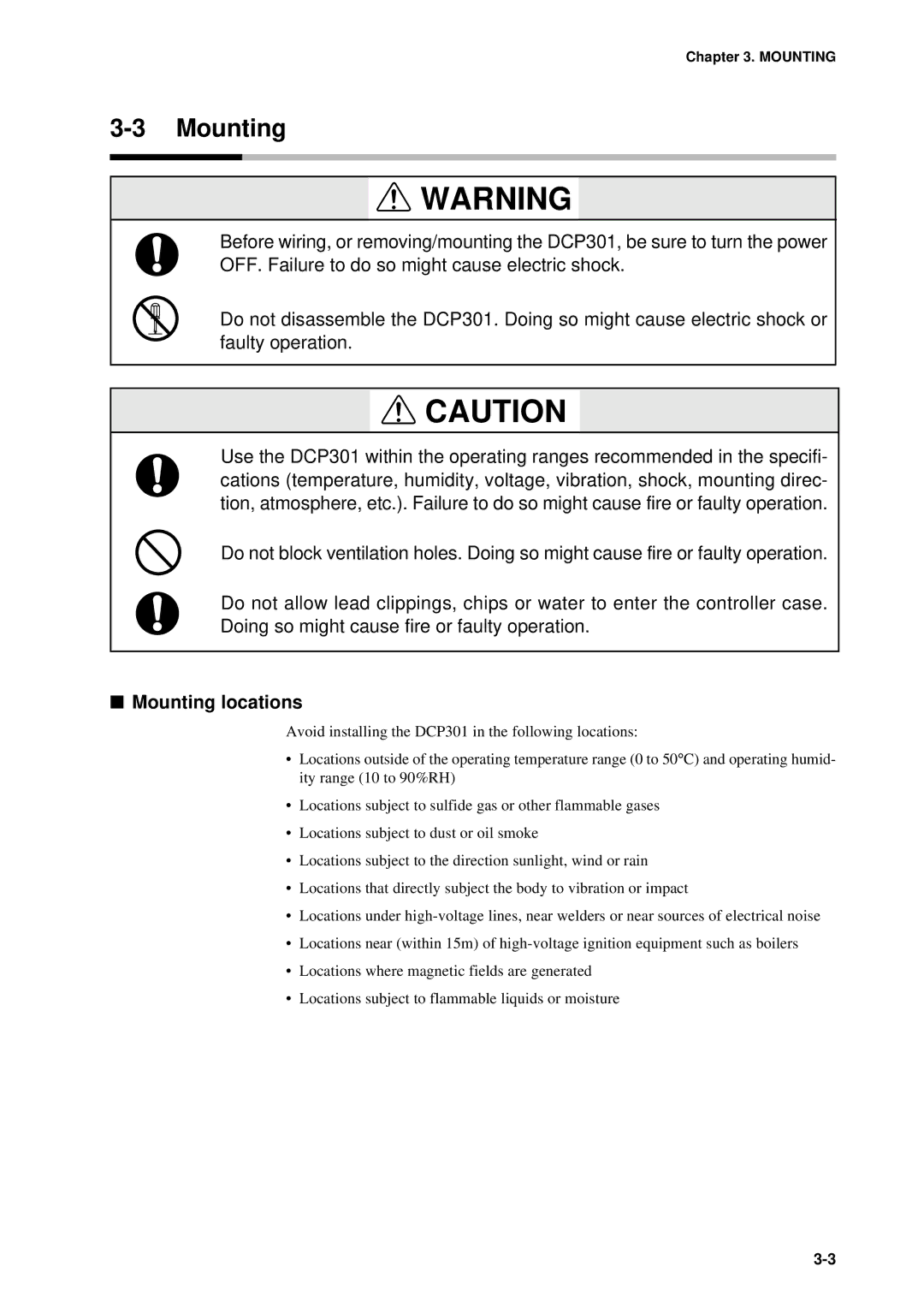 Sonic Alert DCP301 user manual Mounting locations 