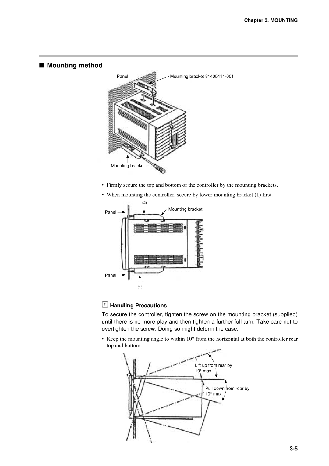 Sonic Alert DCP301 user manual Mounting method, Handling Precautions 